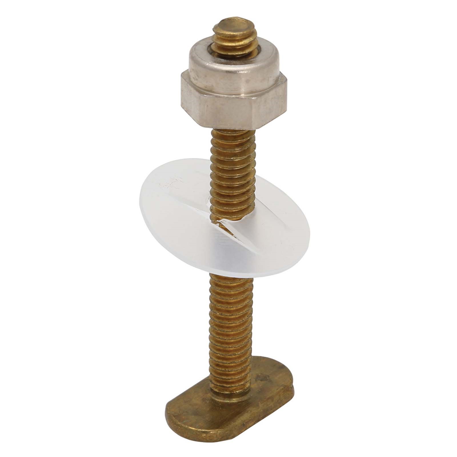 51442 BRASS CLOSET BOLTS 1/4 X 2-1/4 W/NUT