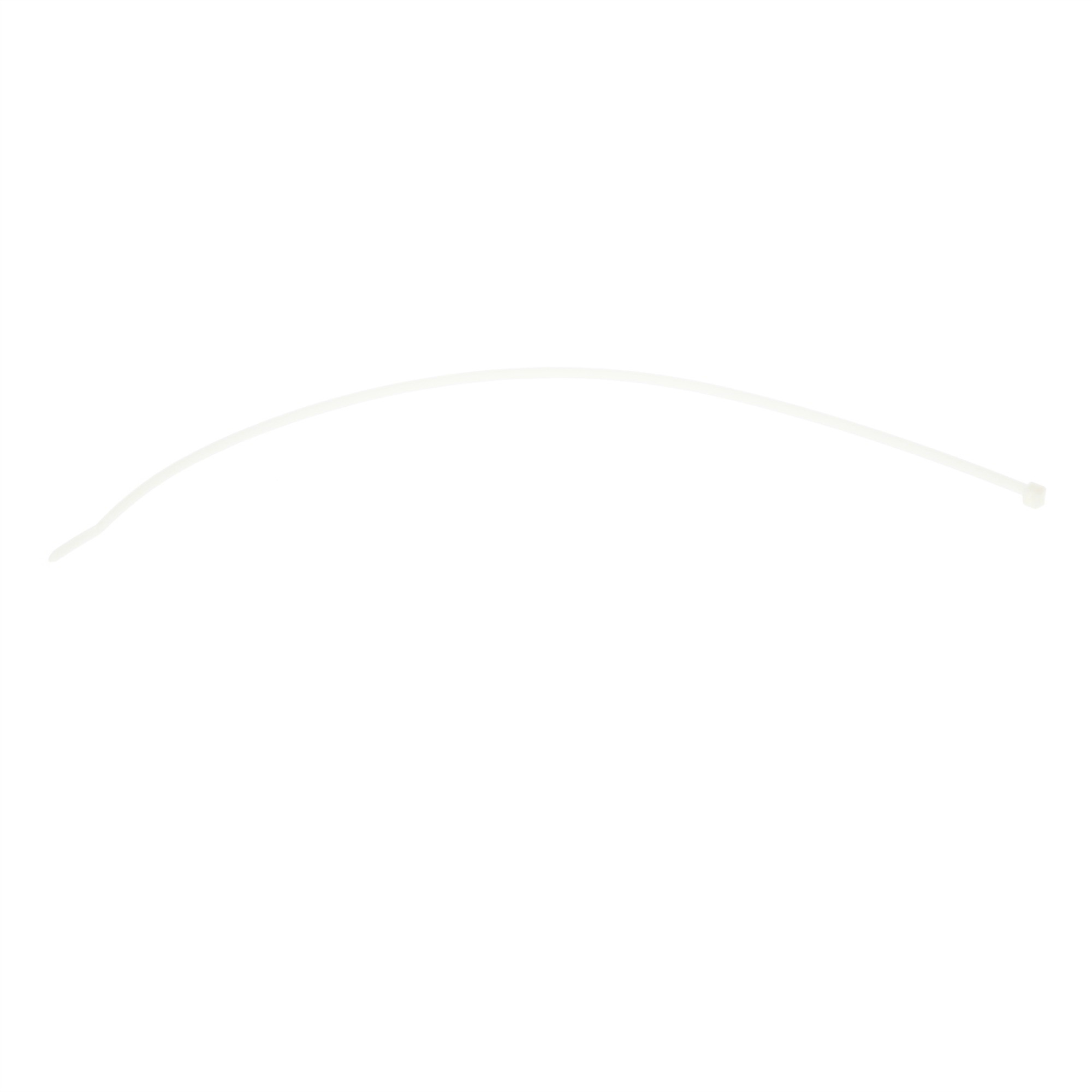 WH1X2594 WHITE CABLE TIE 17 L X 3/16 W