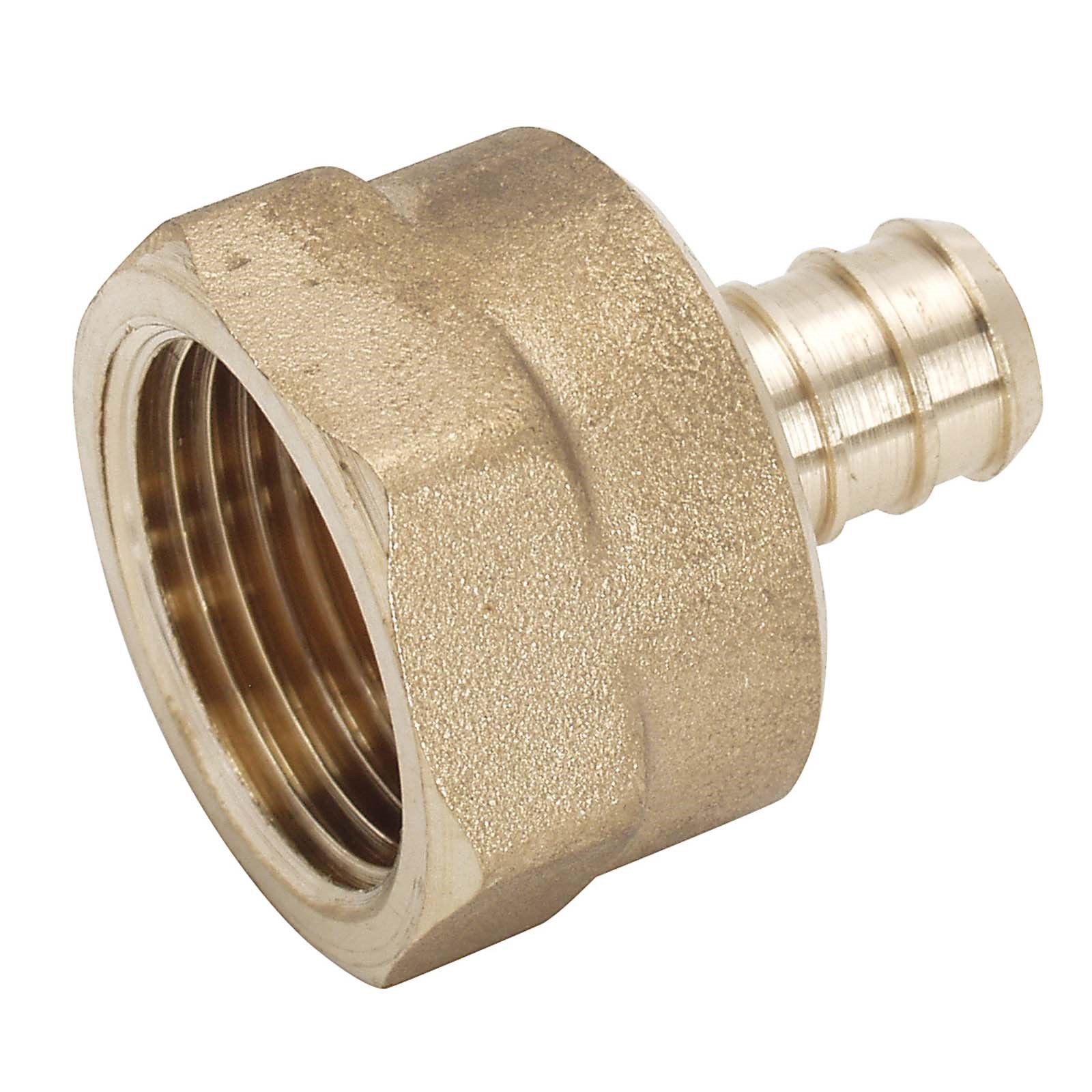 83702NL 1/2 PEX X 3/4 FIP BRASS REDUCING ADAPTER