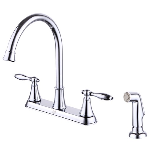 81505 TIMELESS TWO HANDLE KITCHEN FAUCET WITH SIDE SPRAY