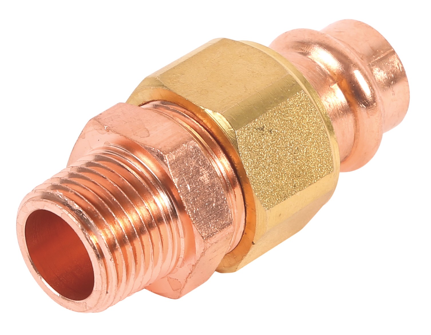 99536 1/2 PRESS X 1/2 MPT COPPER UNION ADAPTER