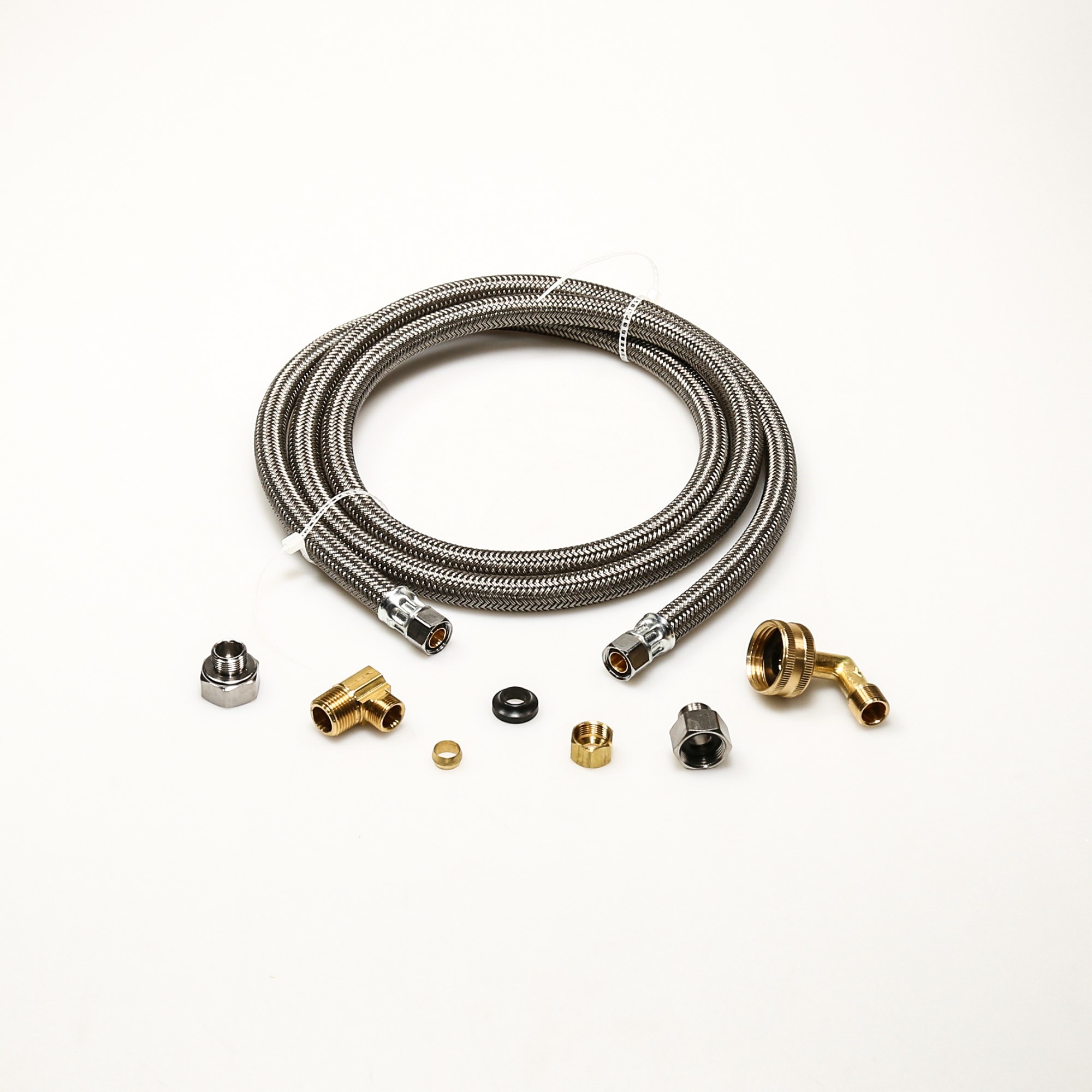 WX28X326 GE 6' Metal Braided Dishwasher Connection Kit