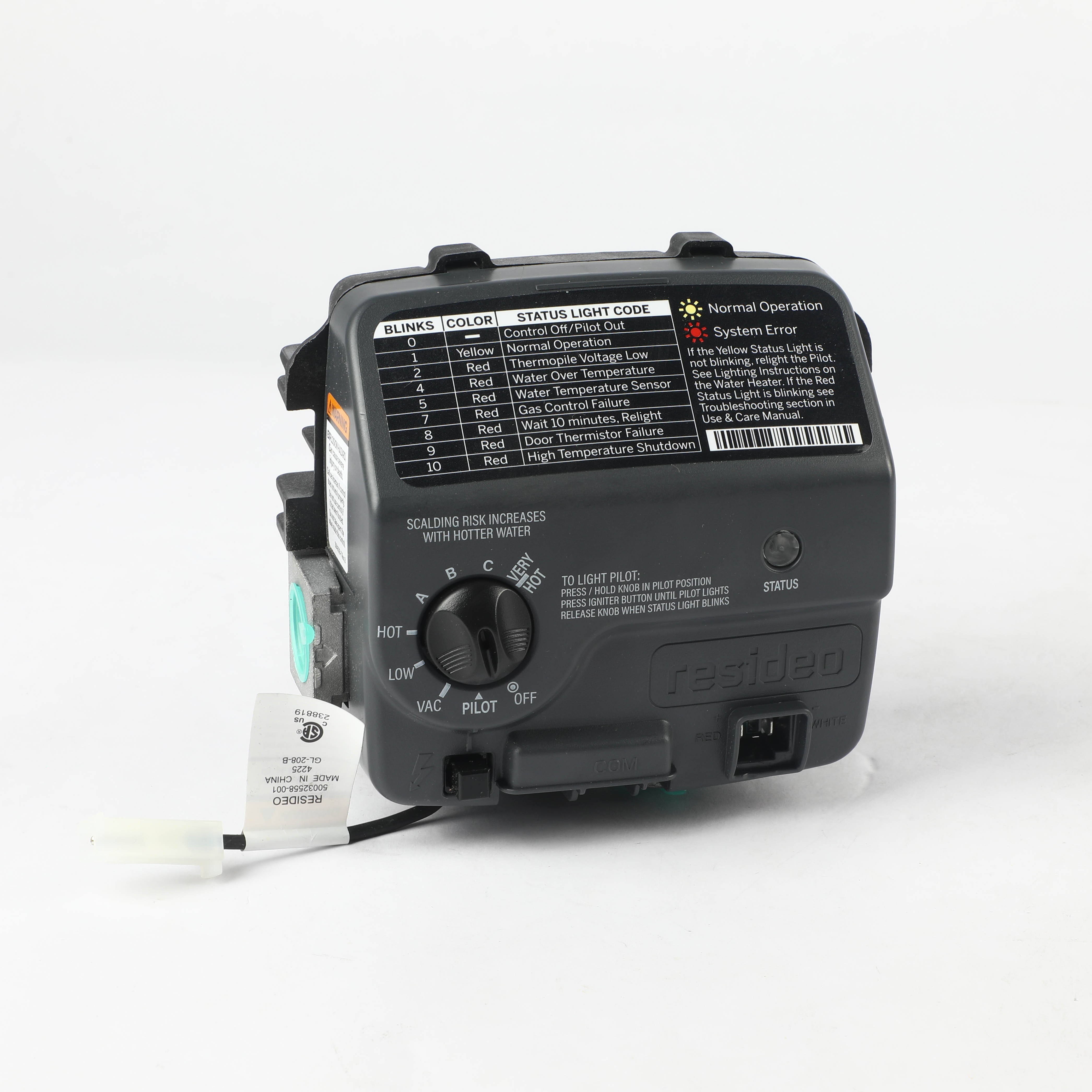 WS21X24921 GAS CONTROL VALVE ATM NG THERMISTOR