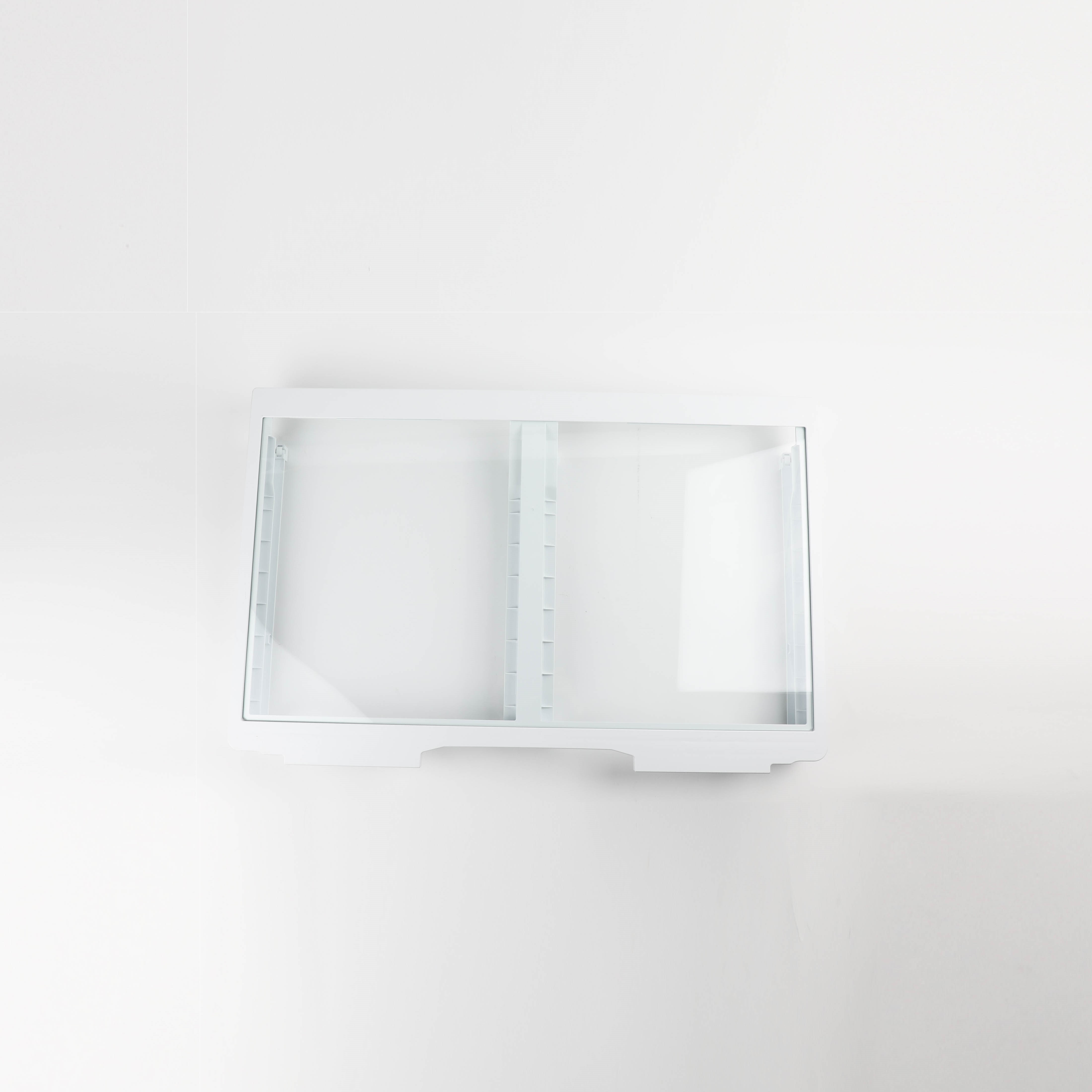 WR71X42029 VEGETABLE DRAWER COVER WITH GLASS