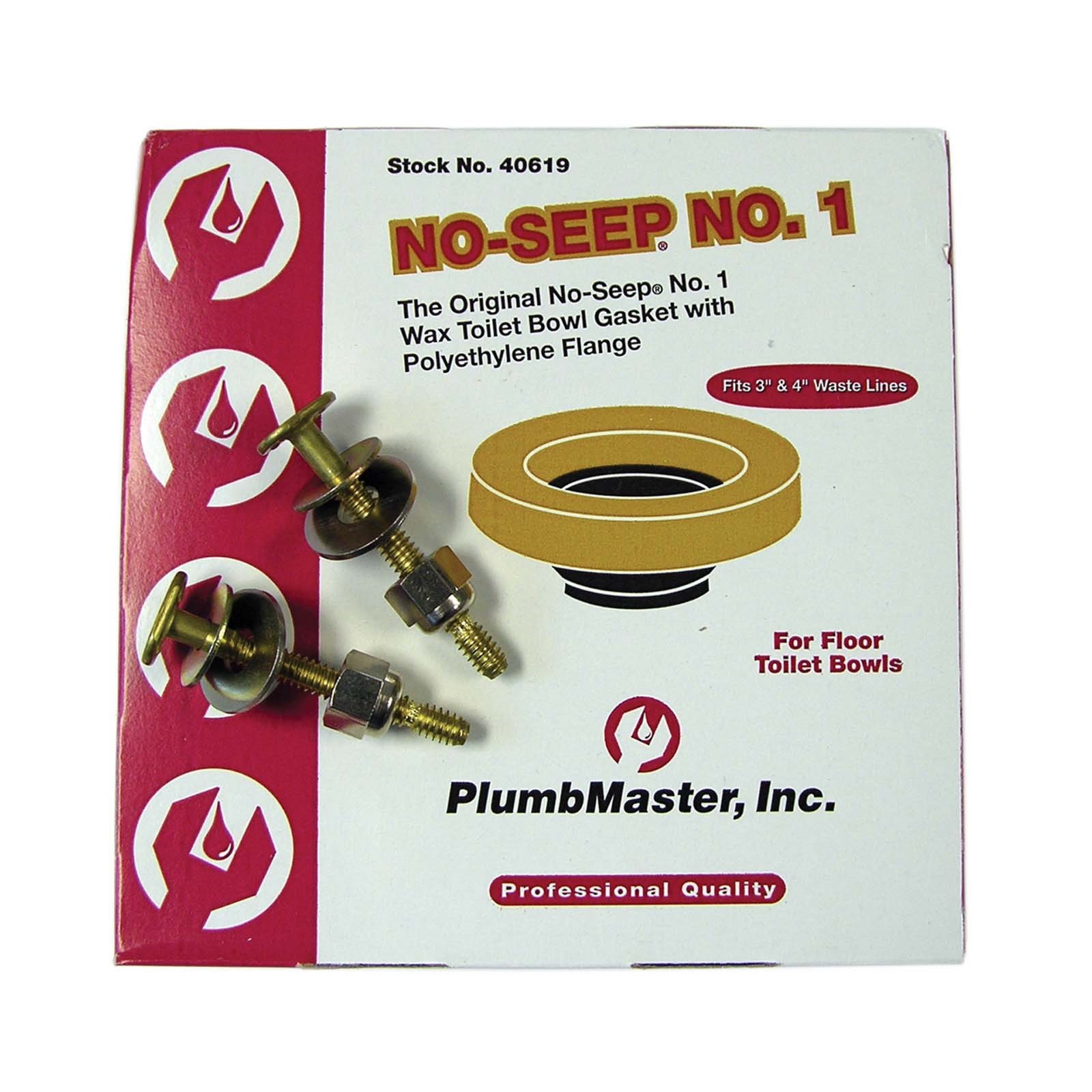 40643 WAX RING W/SLEEVE & SOLID BRASS CLOSET BOLTS