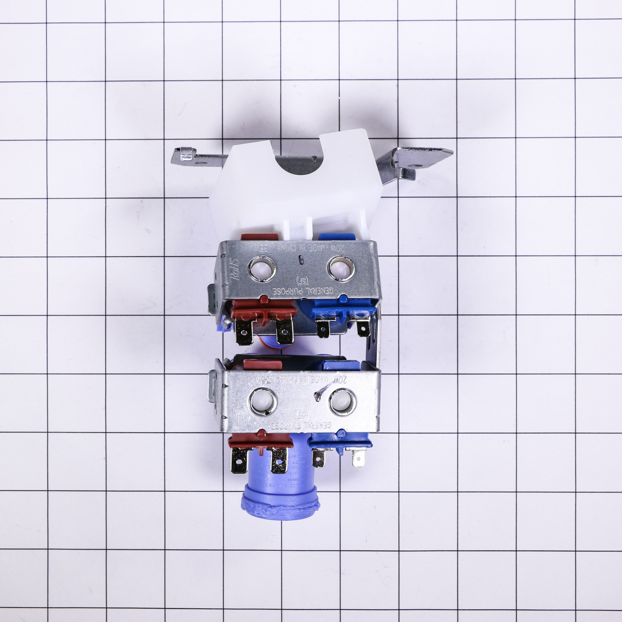 WR57X10084 GE Refrigerator Bracket and Valve Assembly