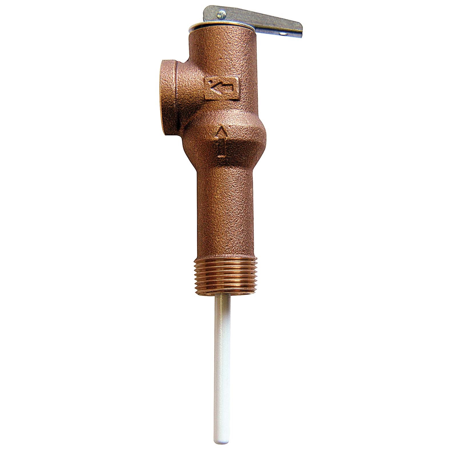 52266 3/4 TEMPERATURE & PRESSURE RELIEF VALVE WITH 2 EXT
