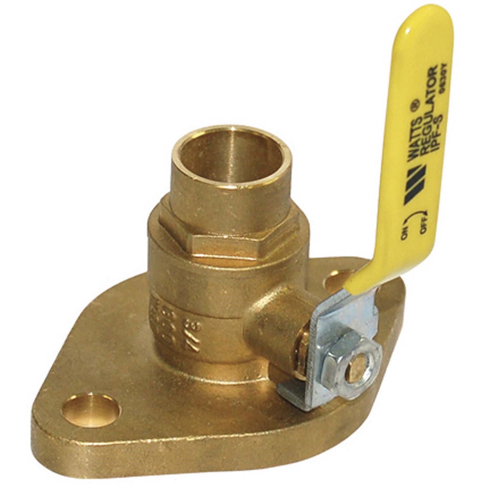 52563 BRASS ISOLATION BALL VALVE PUMP FLANGE, 1-1/4 NPT