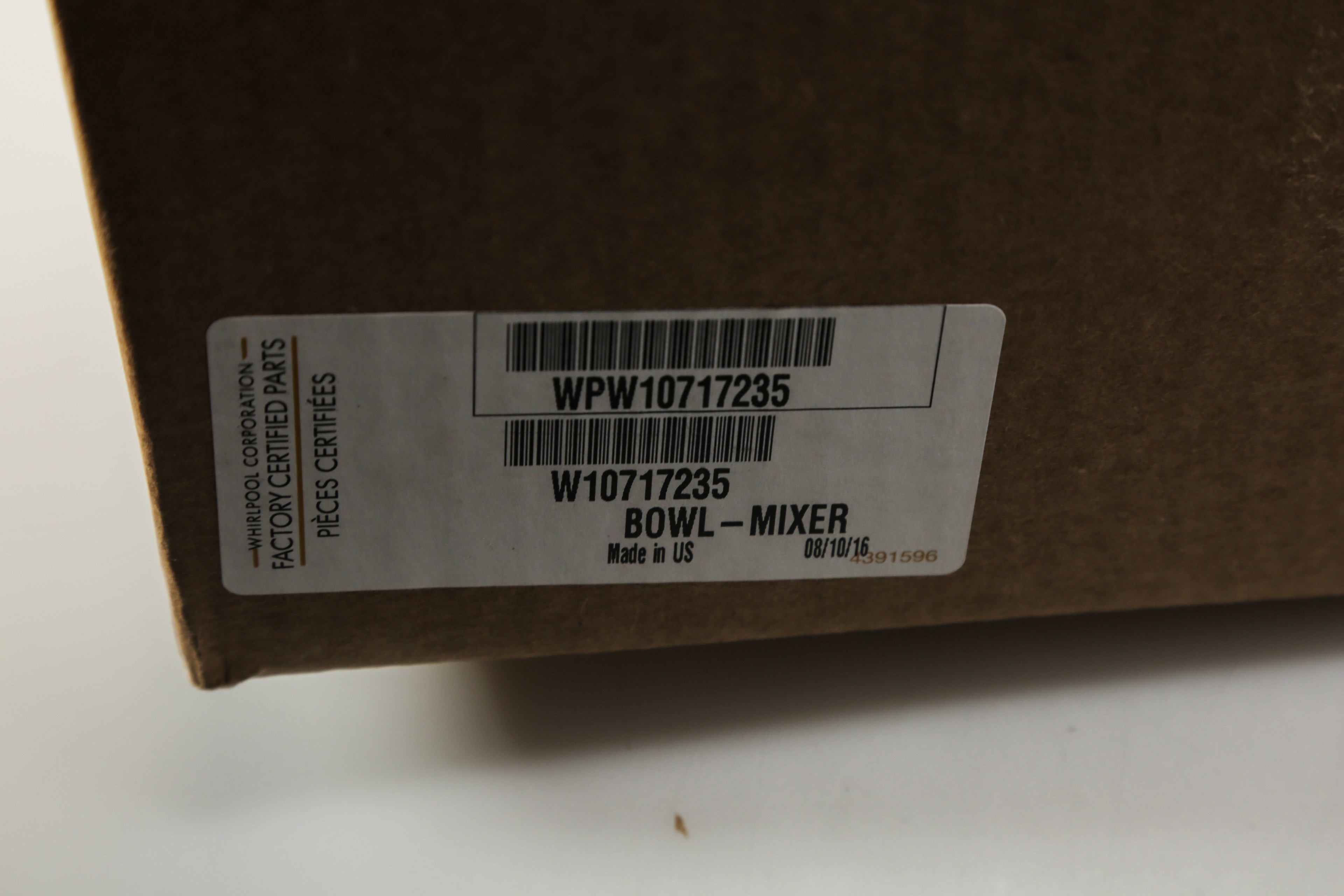 Whirlpool WPW10717235