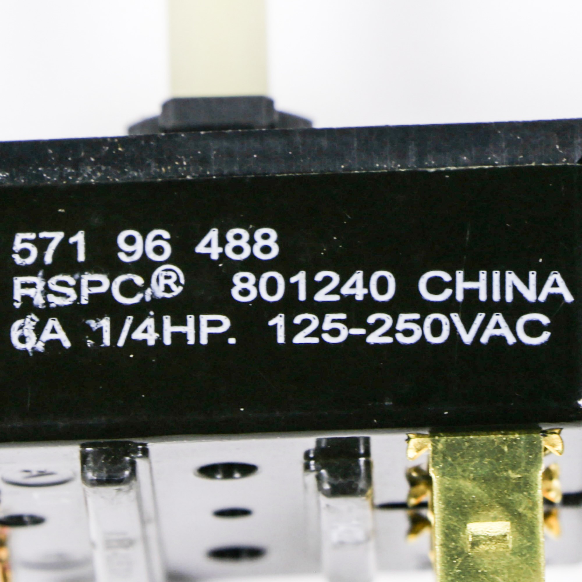 801240 SWITCH,CYCLE SELECTOR(6 POSITION)