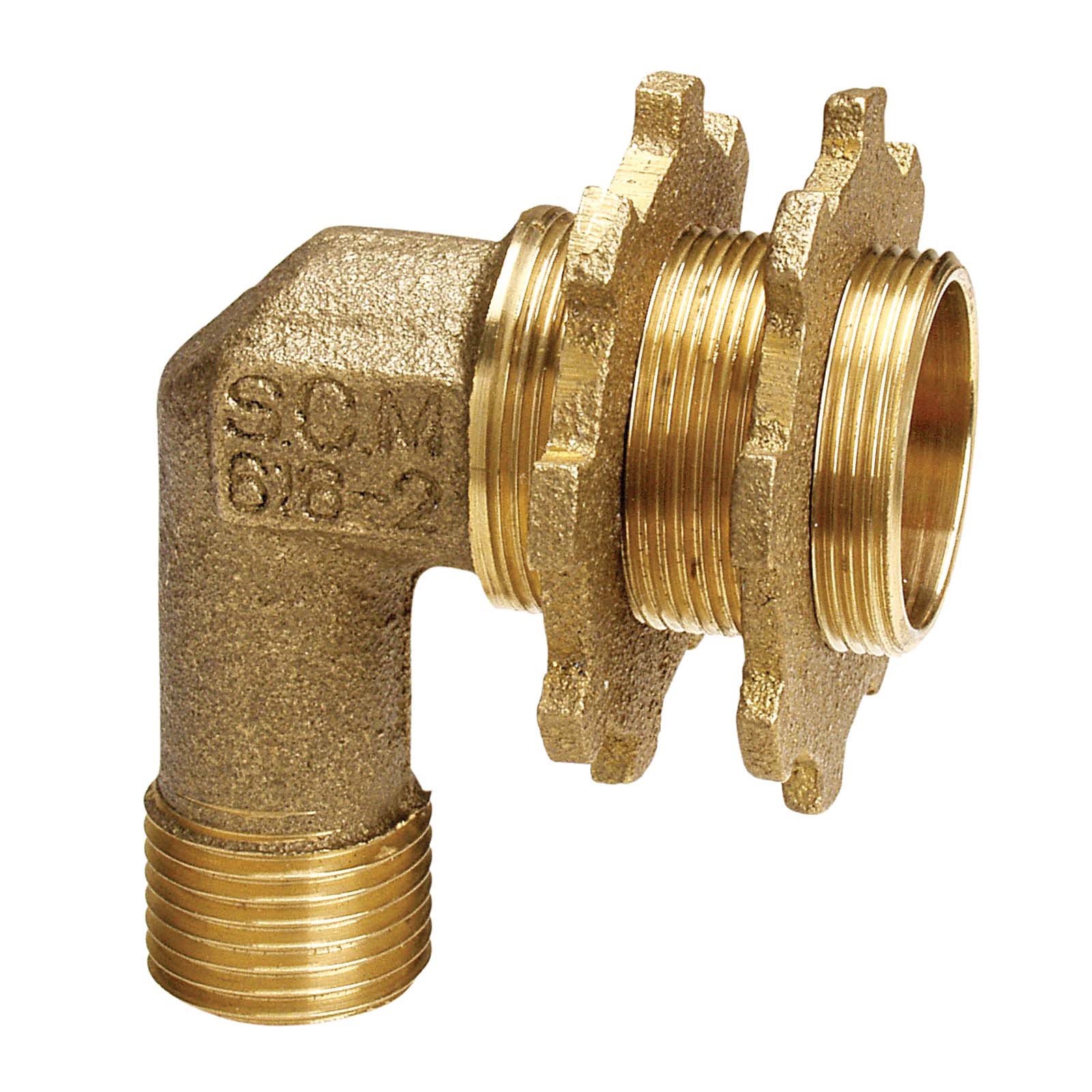 55489 616-2 BRASS SHOWER-LOCK TUB/SHOWER ELBOW, 1/2 FEMA