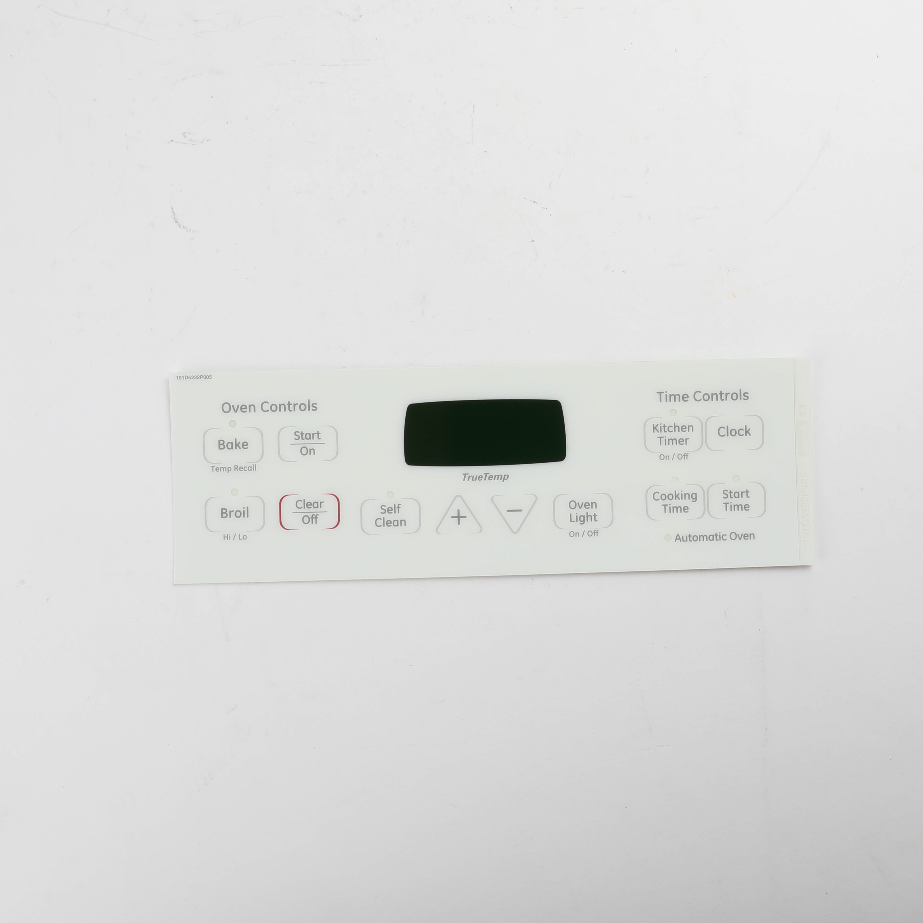 WB27T11006 GE Oven Overlay