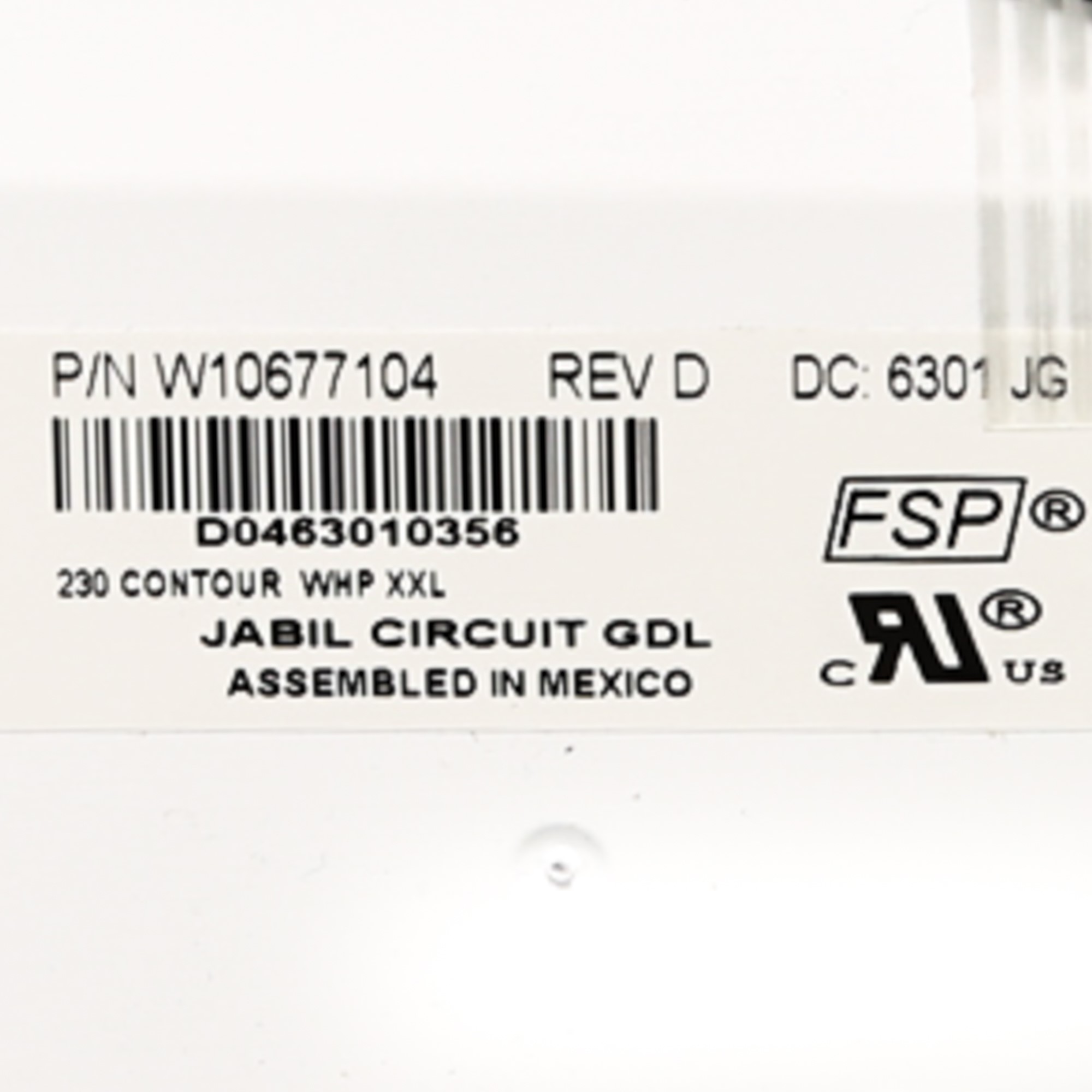 Whirlpool WPW10677104