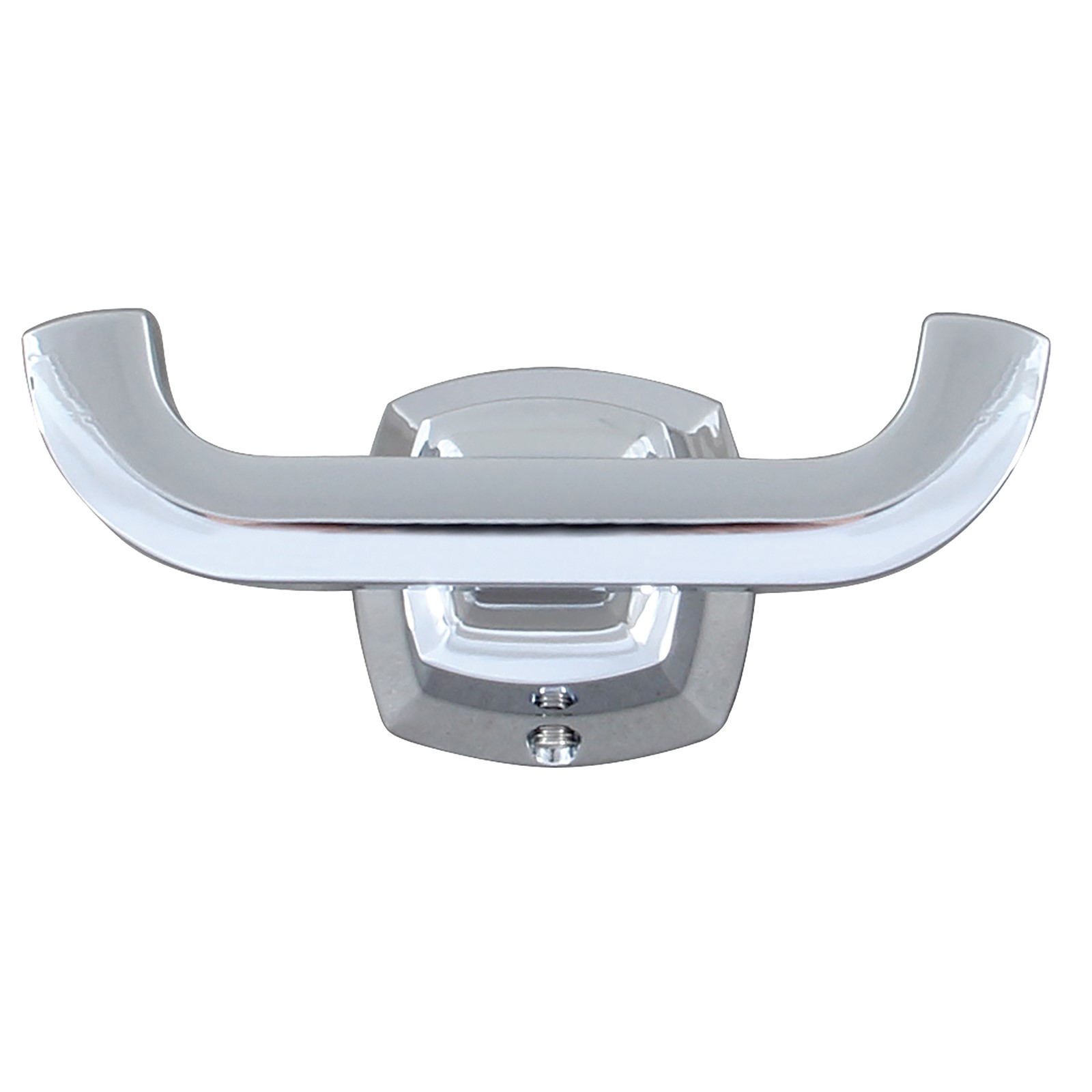 81651 ARCHITEC DOUBLE CLOTHES HOOK, POLISHED CHROME