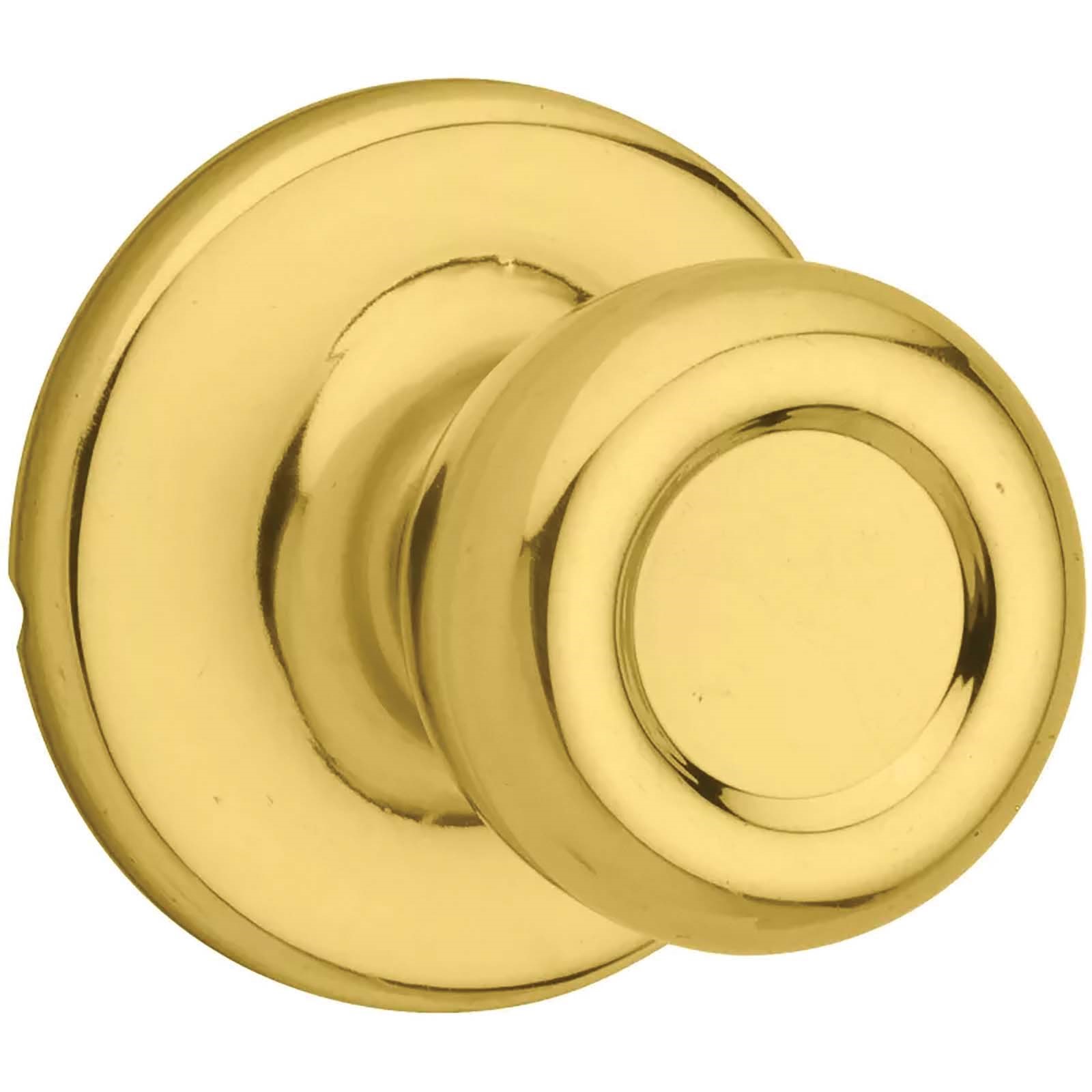 66579 HALL/CLOSET DOOR KNOB, POLISHED BRASS