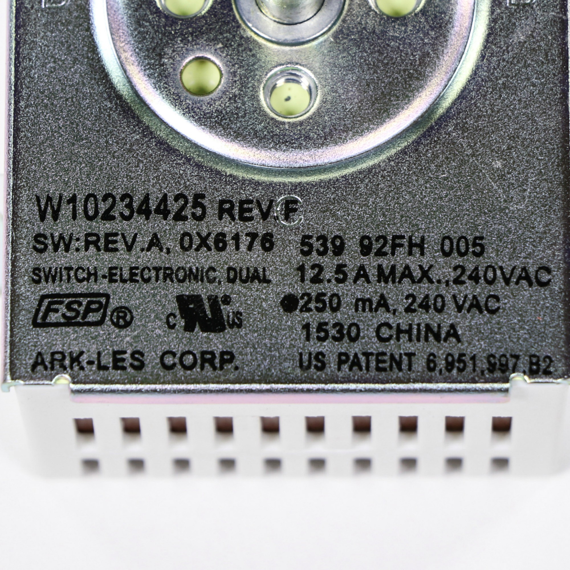 WPW10234425 Whirlpool Infinite Switch