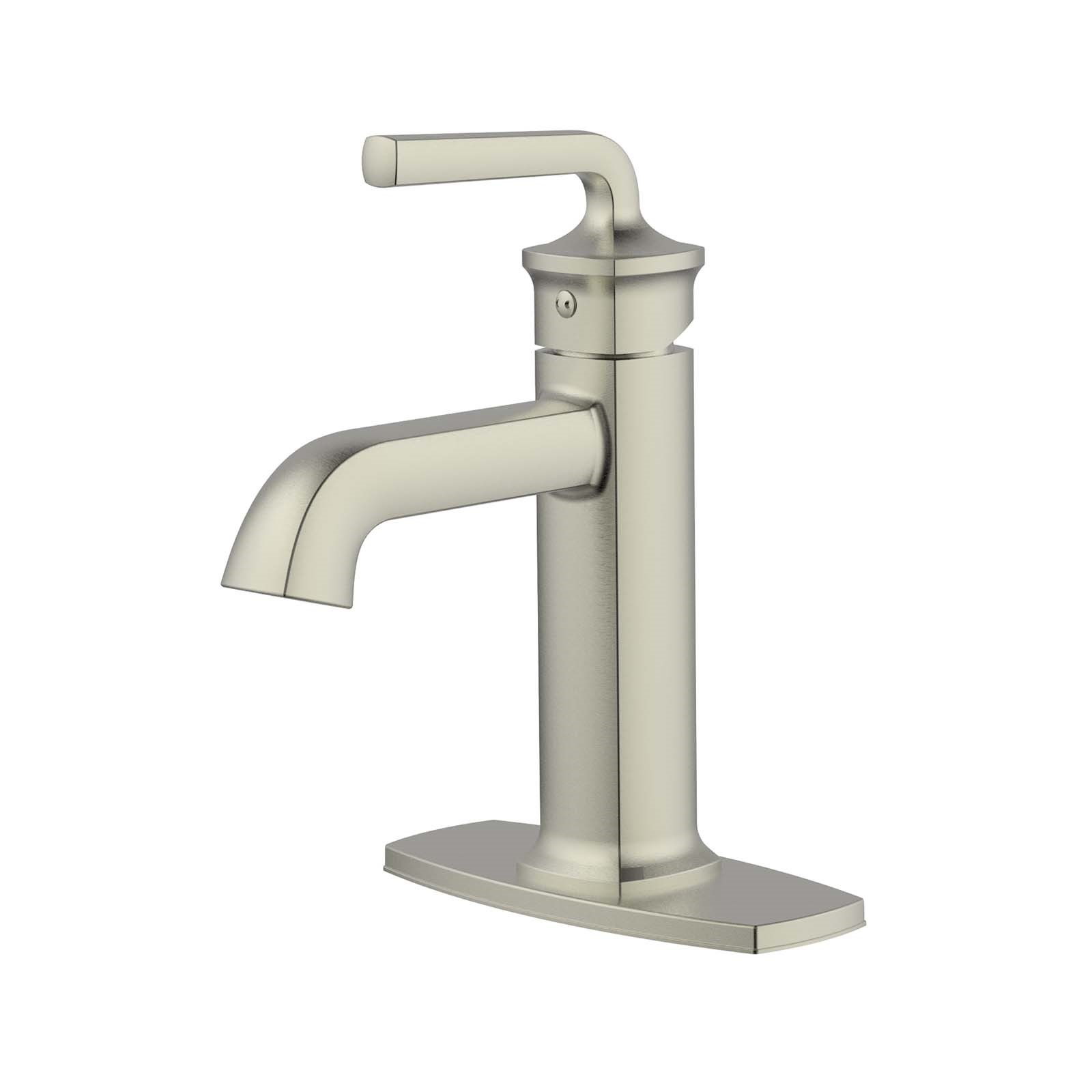 81577 ARCHITEC SINGLE HANDLE LAVATORY FAUCET, BRUSHED NI