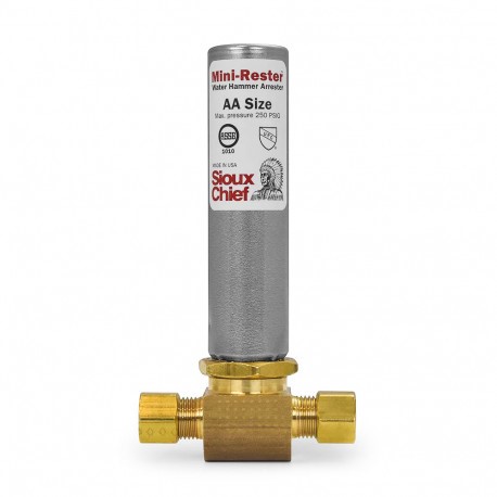 51172 MINI RESTER 1/4 COMPRESSION TEE FOR ICE MAKER