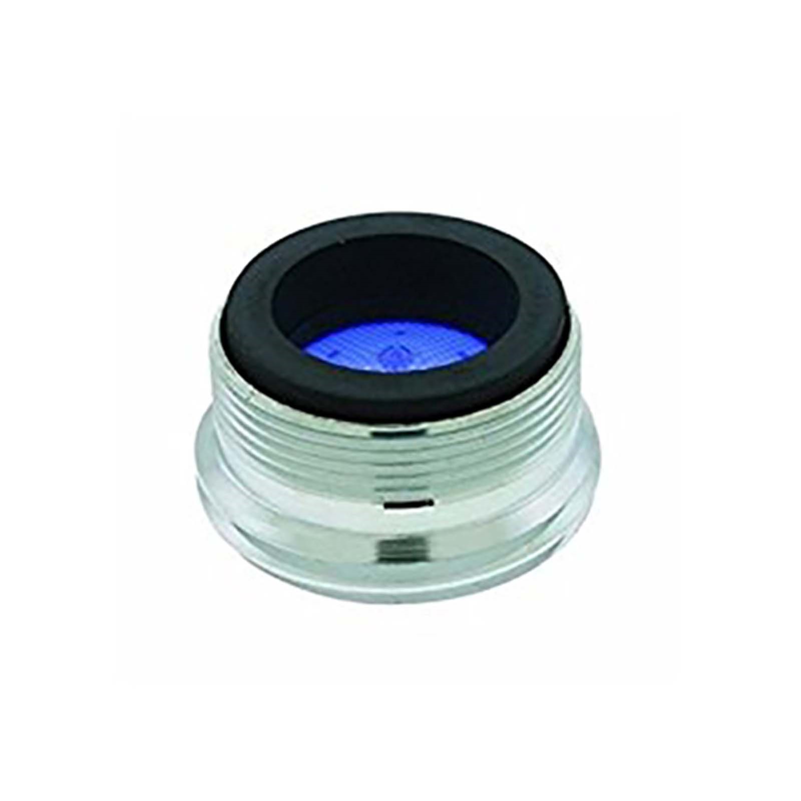 52193 CHROME PLATED BRASS DUAL THREADED FAUCET ADAPTER,
