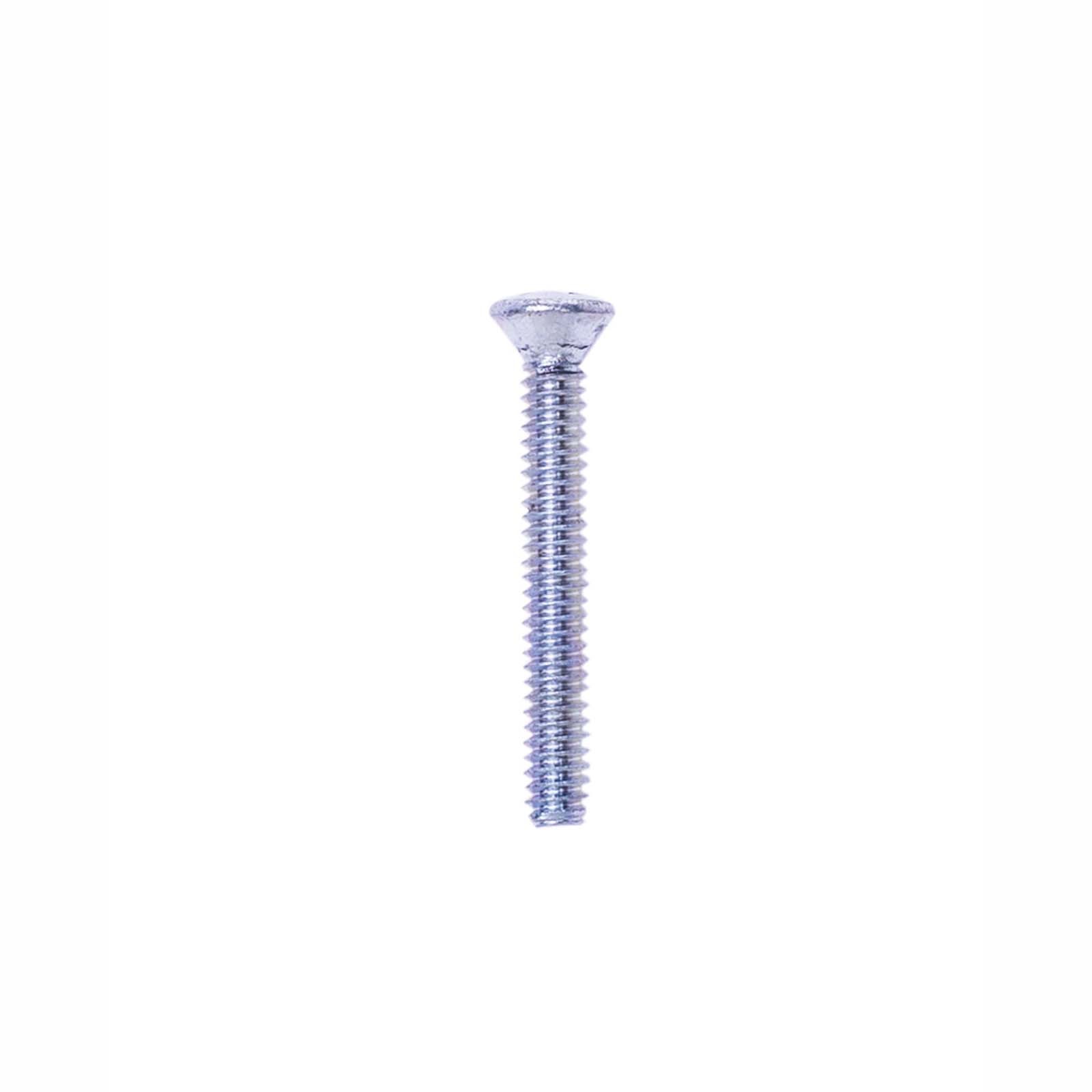 22129 STAINLESS STEEL OVAL HEAD SCREW, CHROME PLATED