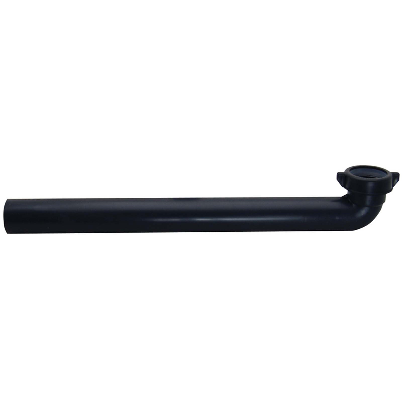 52687W 1-1/2 X 15 POLYPROPYLENE SINK WASTE ARM BLACK