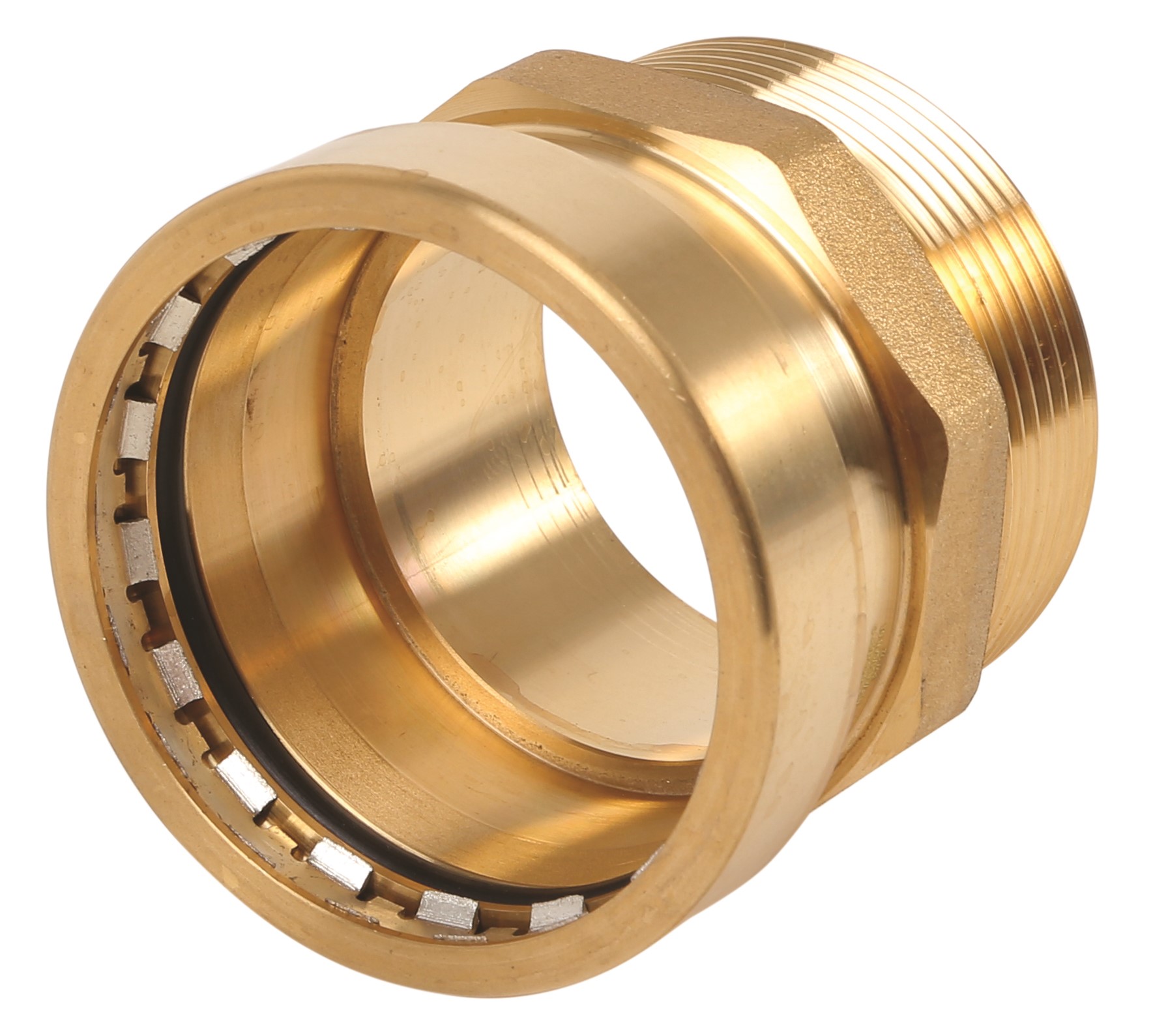83721 2-1/2 PRESS X 2-1/2 MPT BRASS ADAPTER