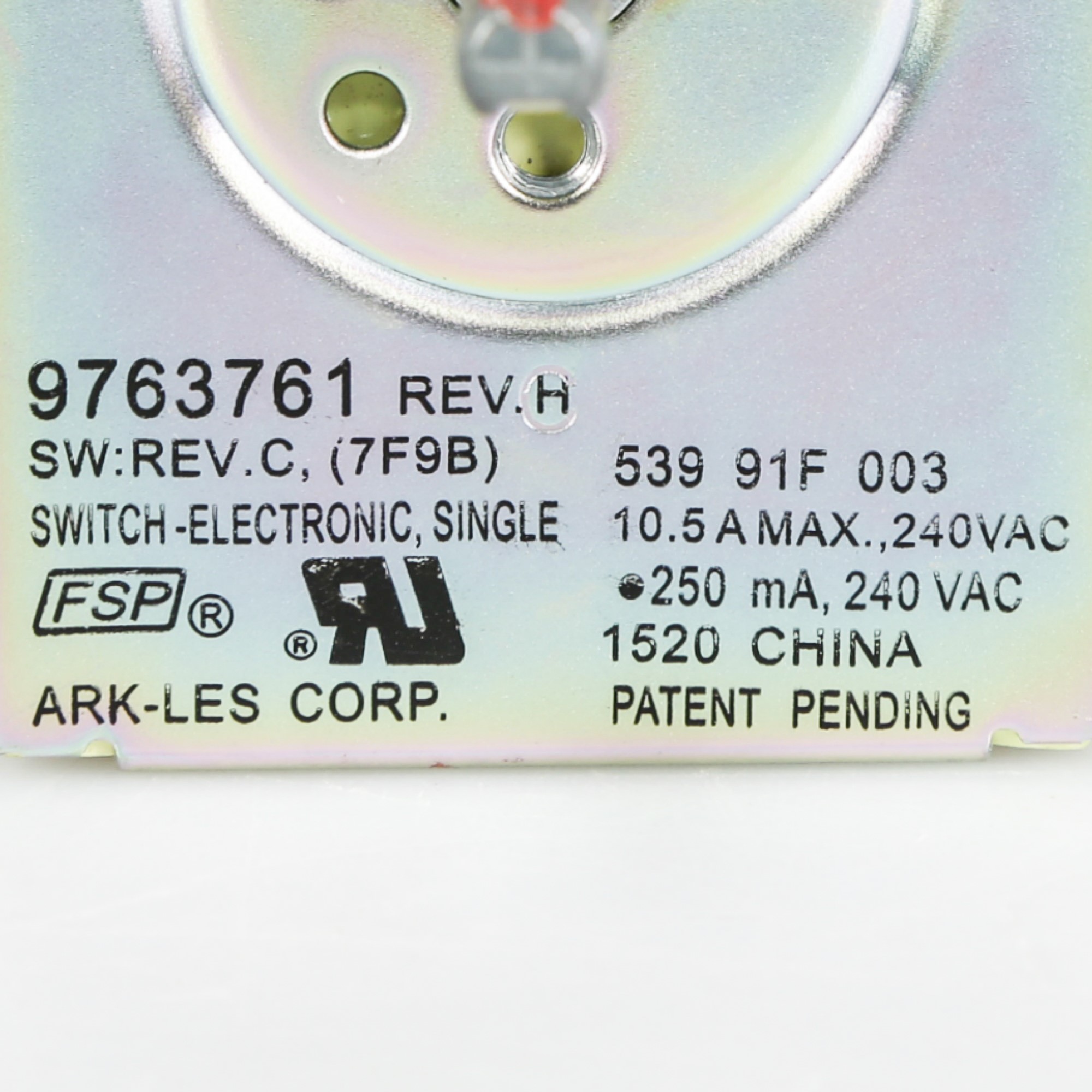 WP9763761 WP976376 Whirlpool Infinite Switch