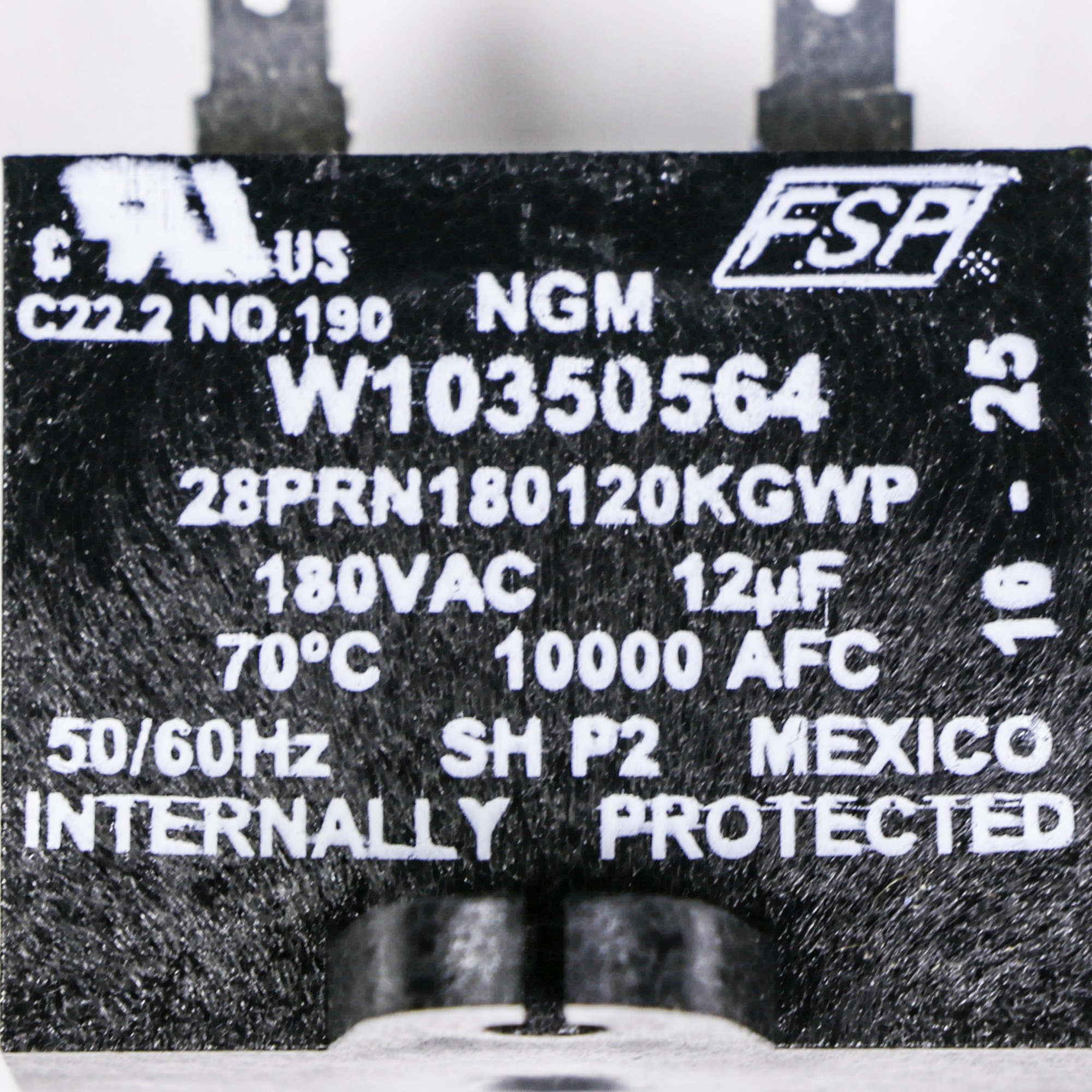 WPW10350564 Whirlpool Refrigerator Freezer Capacitor