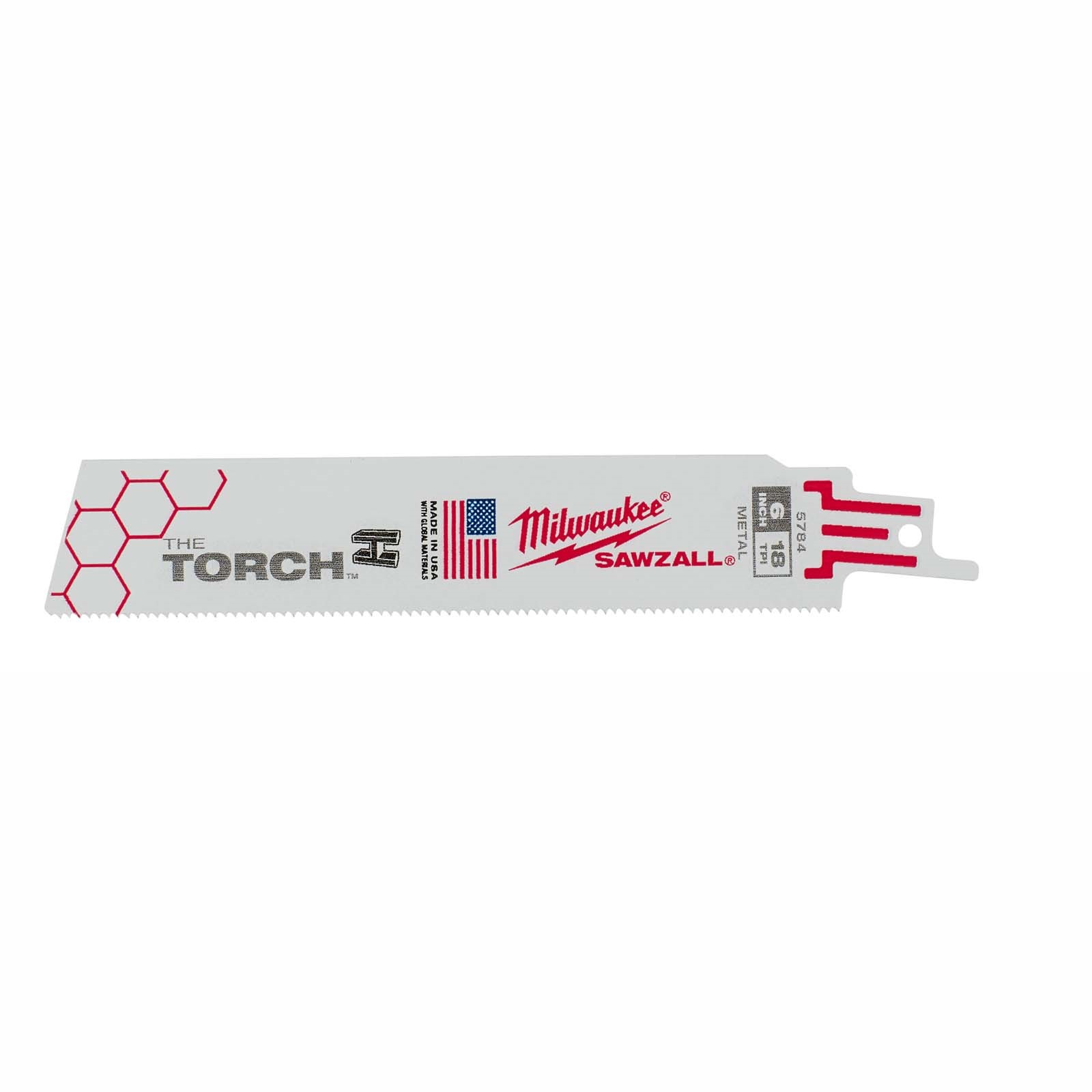 20968 6 18TPI SAWZALL BLADES, TORCH, METAL (5 PACK)