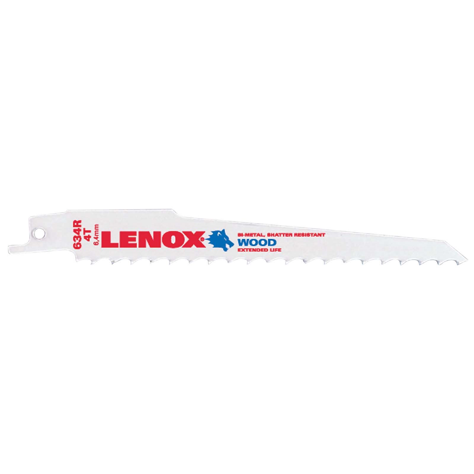 20946 6 4TPI RECIPROCATING SAW BLADE, ROUGH-IN (5 PACK)