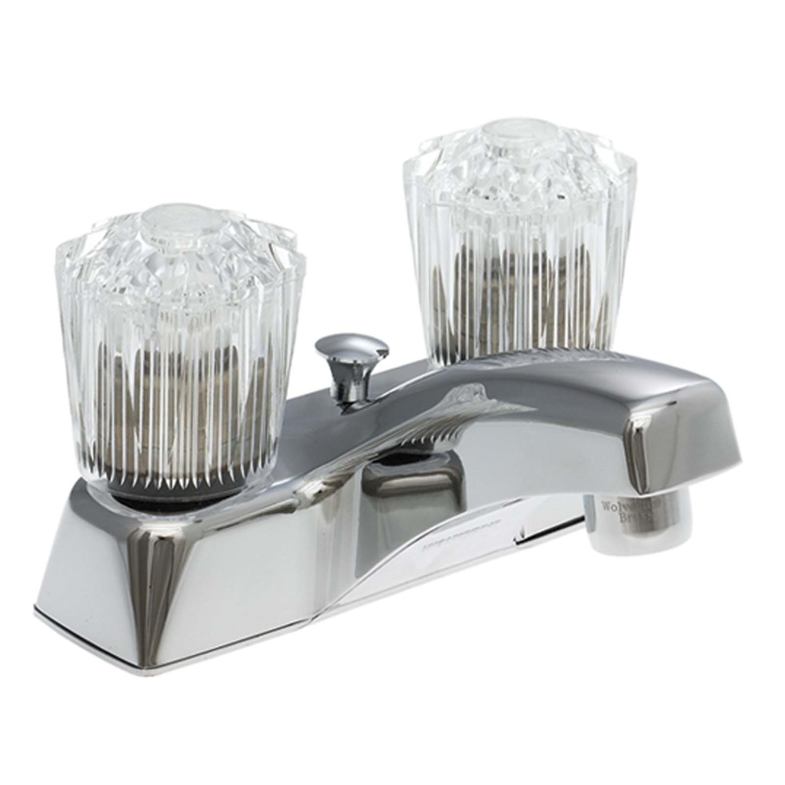 EC01320 ENCORE 2 HDLE LAVATORY CLEAR ACRYLIC HDLES,W/POP-U