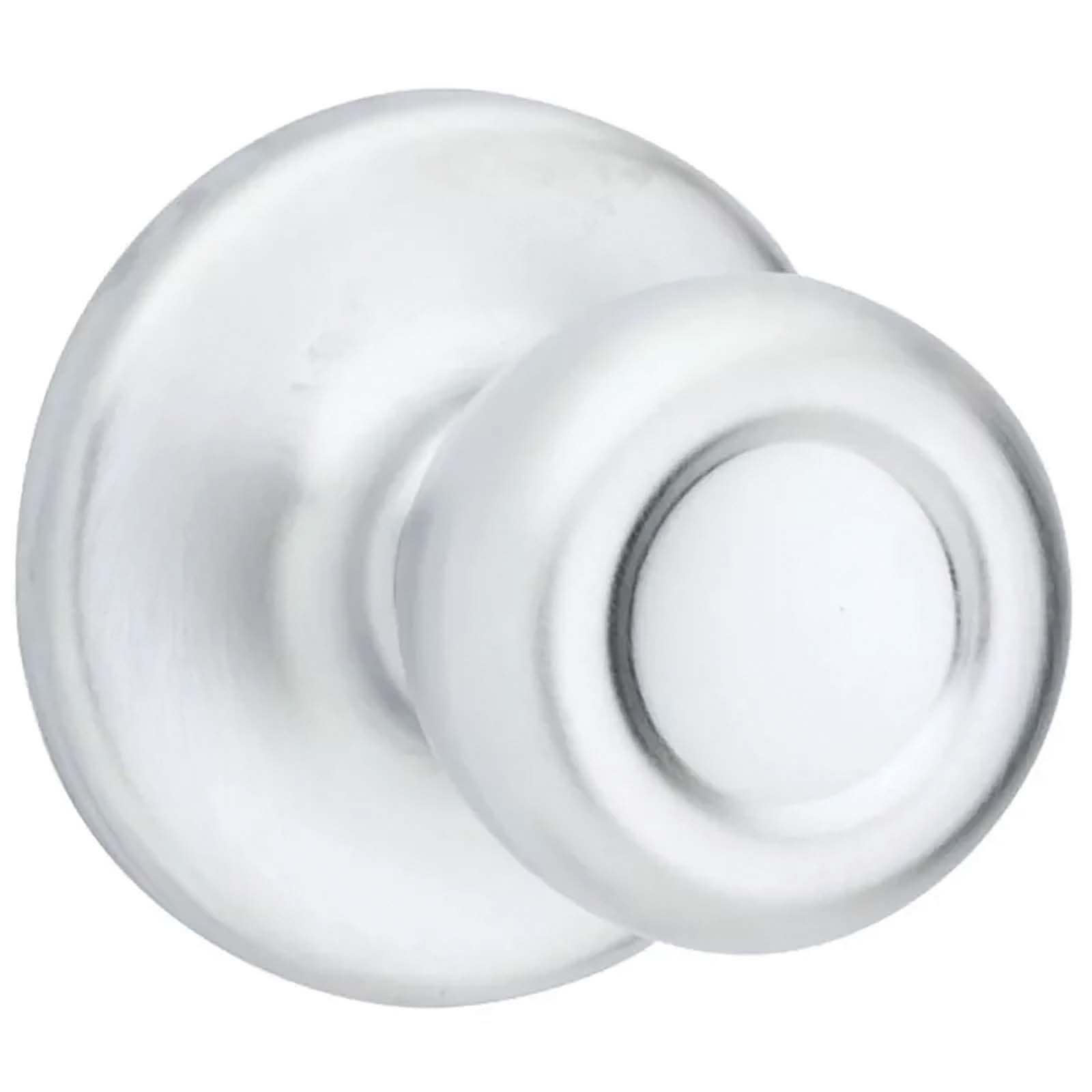 66524 HALL/CLOSET DOOR KNOB, SATIN CHROME