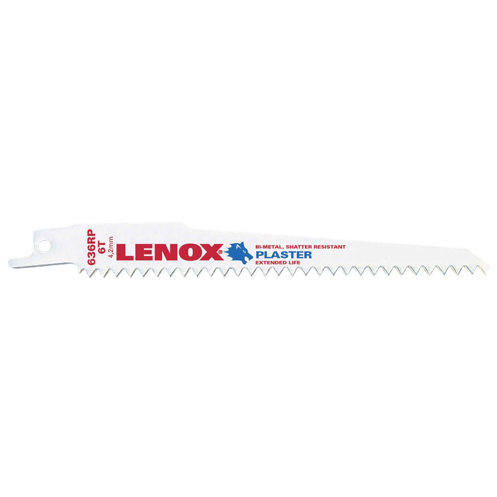 20944 6 6TPI RECIPROCATING SAW BLADE, PLASTER (5 PACK)