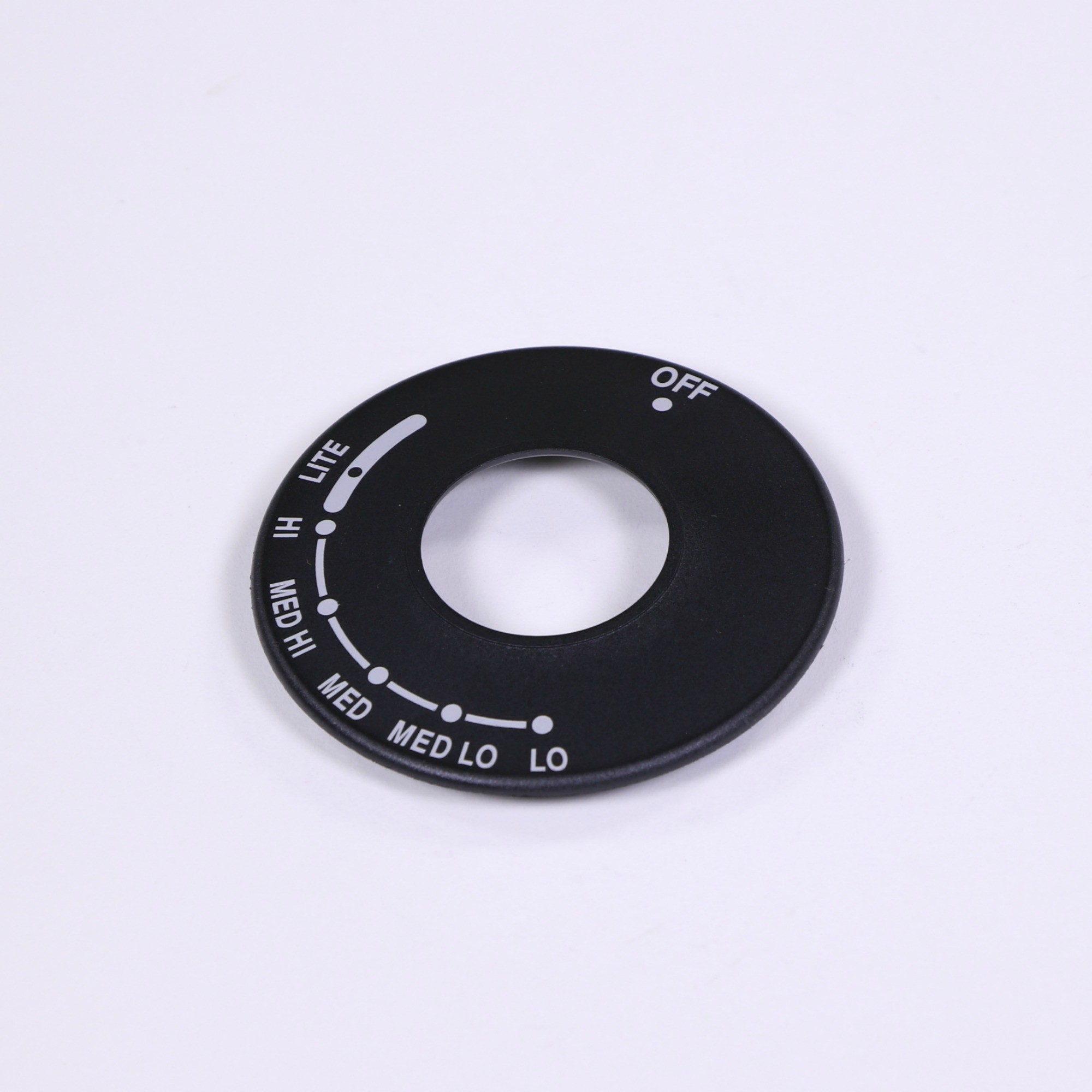 WP4457192 Whirlpool Cooktop Bezel Knob, Black