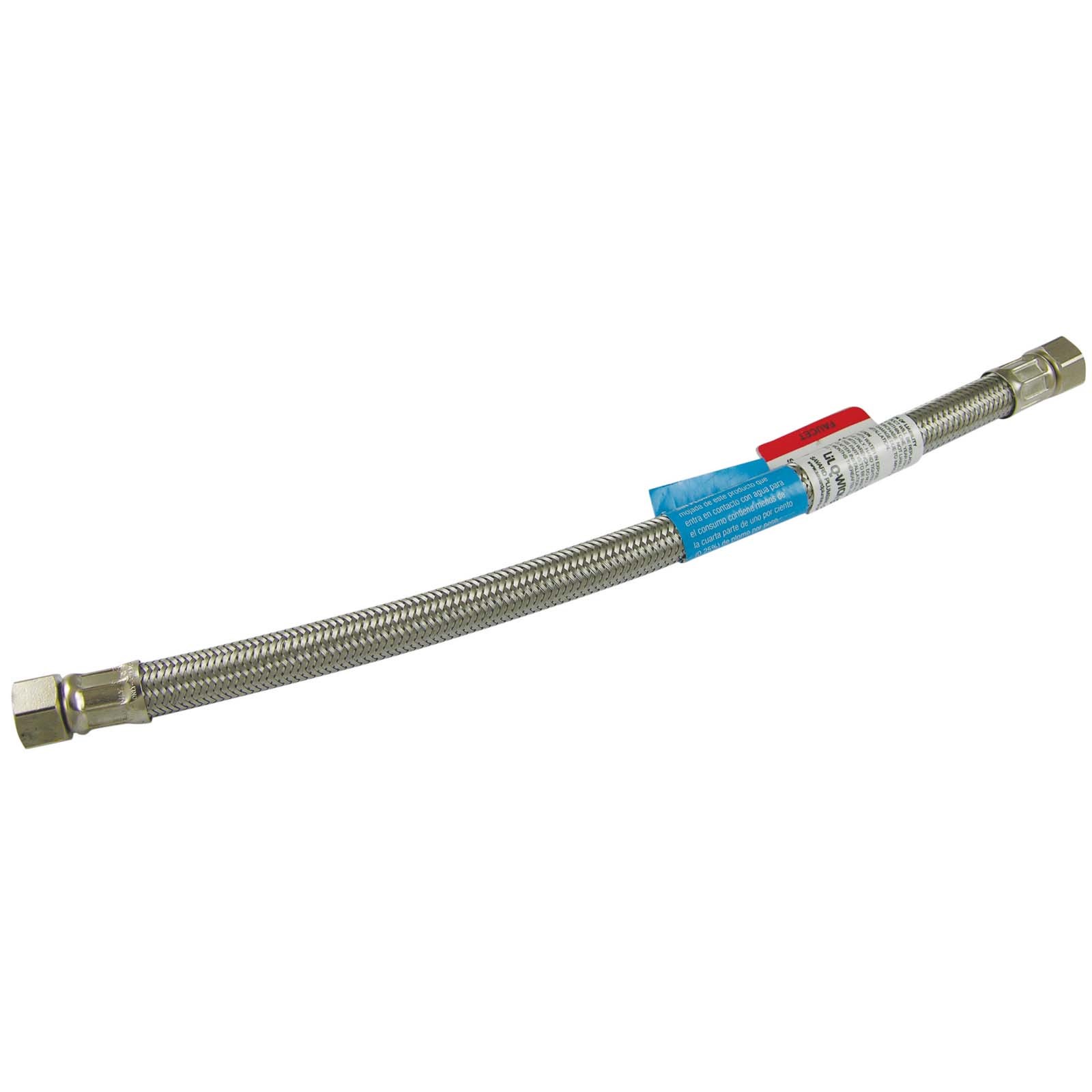 59623 3/8 COMPRESSION X 9 L CHROME PLATED STAINLESS STEE