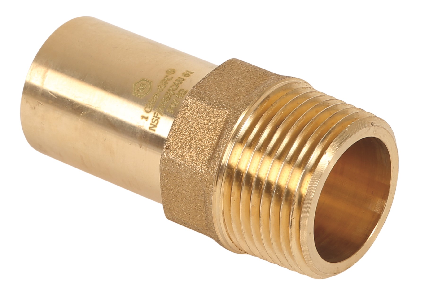 83729 1 MPT X 1 FTG BRASS ADAPTER