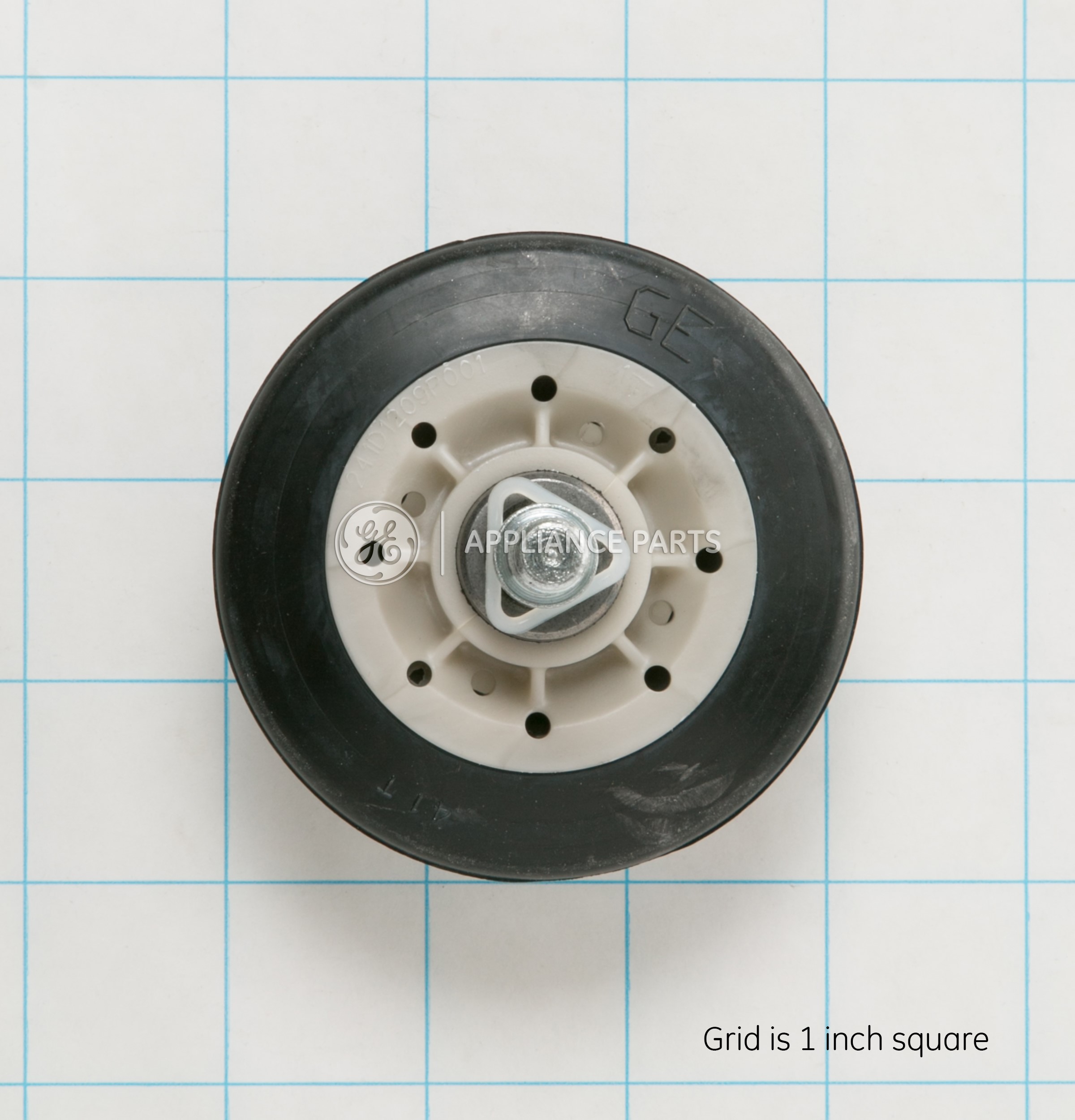 WE03X10016 GE Washer Drum Support Roller & Axle