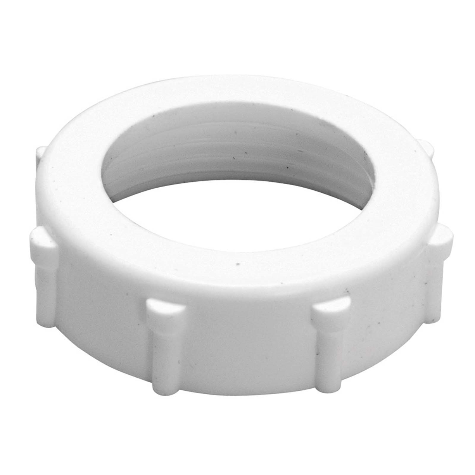 52758W 1-1/4 PLASTIC SLIP JOINT WING NUT WHITE