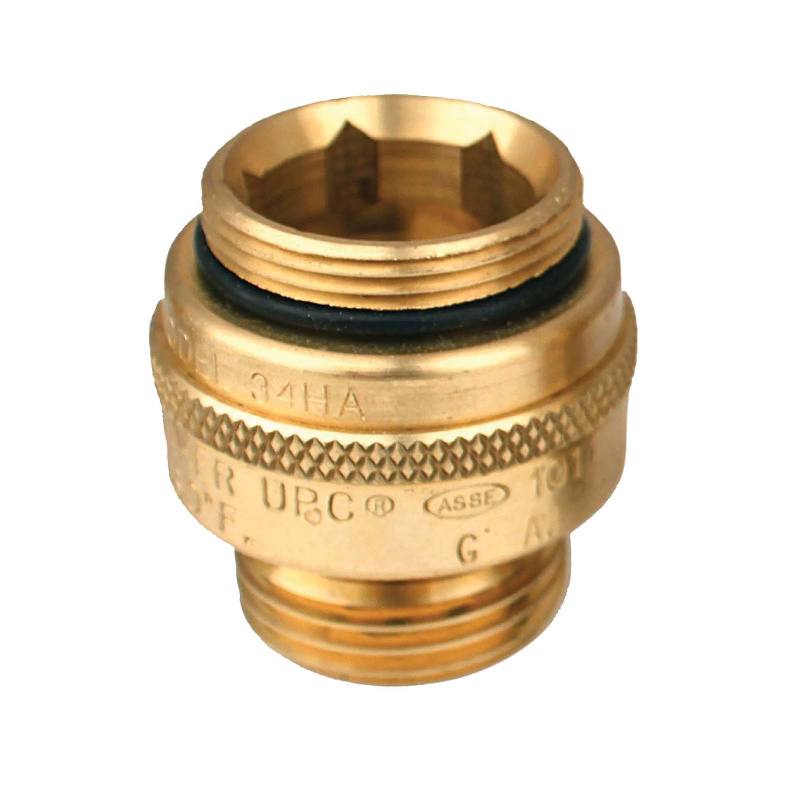 73220 3/4 MALE HOSE THREAD WOODFORD BRASS VACUUM BREAKER