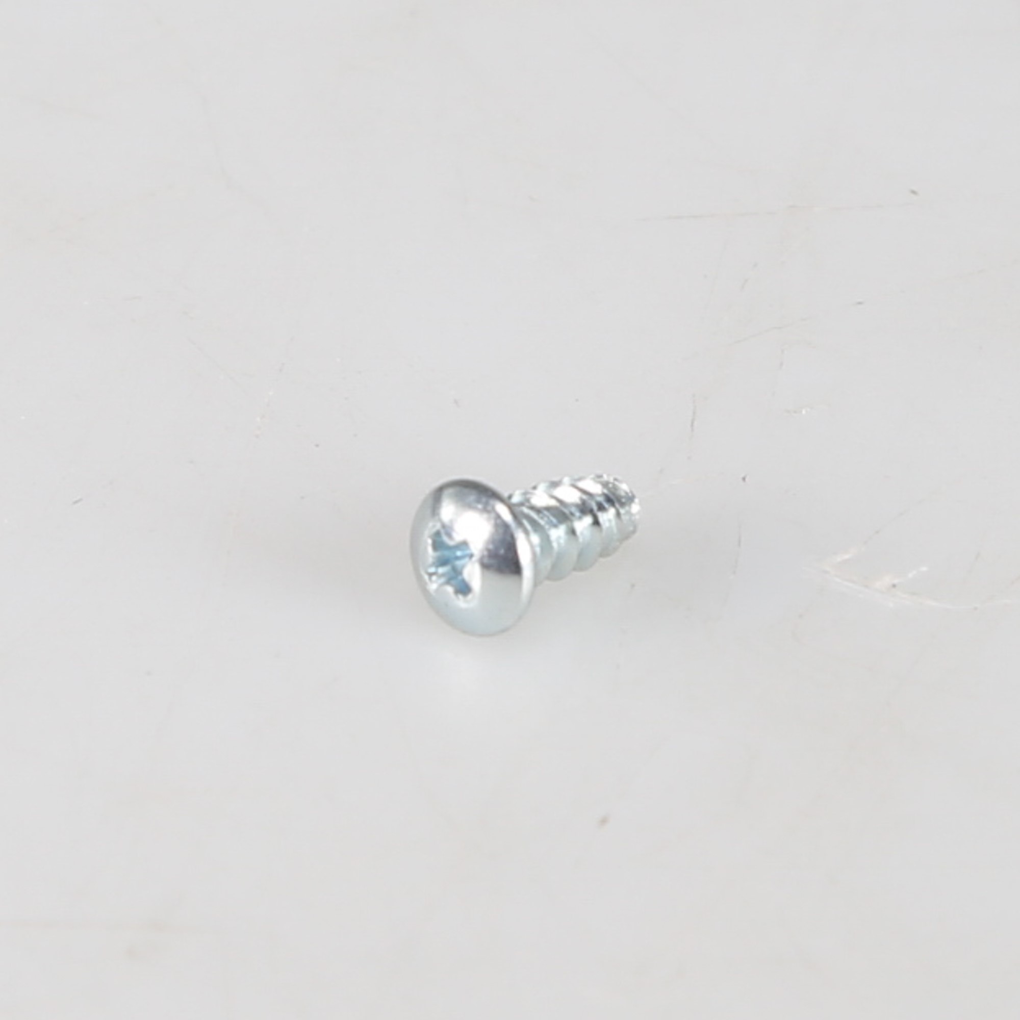 6002-001397 SCREW-TAPPING;TH,+,-,B,M4,L8,ZPC(WHT),SW