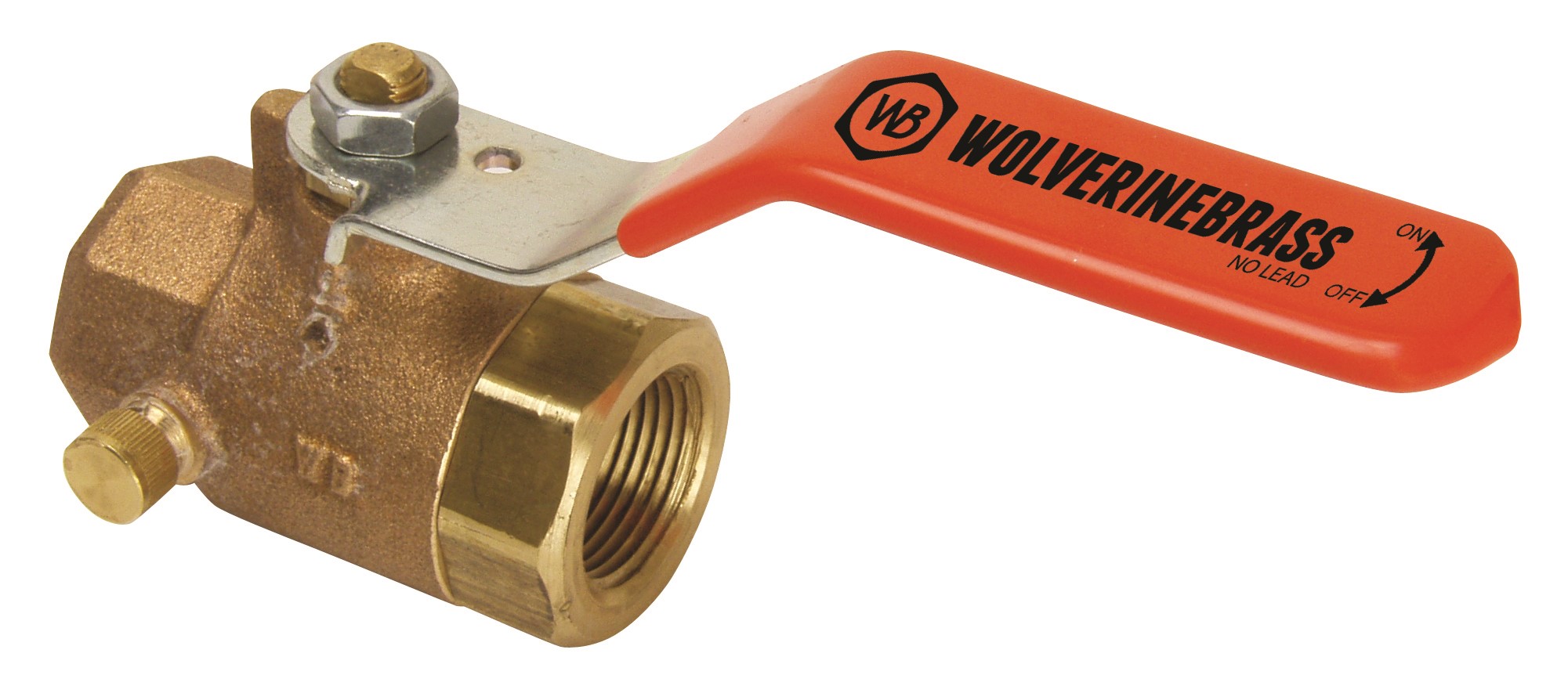 52989W FINALE 1 FIP BRASS FULL PORT BALL VALVE WITH DRAIN