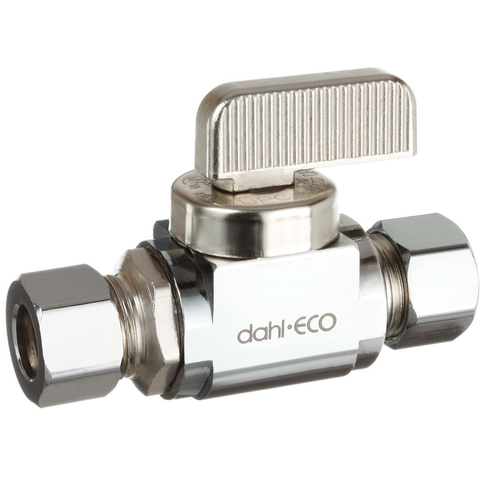 53453NL BRASS (LEAD FREE) 1/4-TURN IN-LINE STRAIGHT STOP &