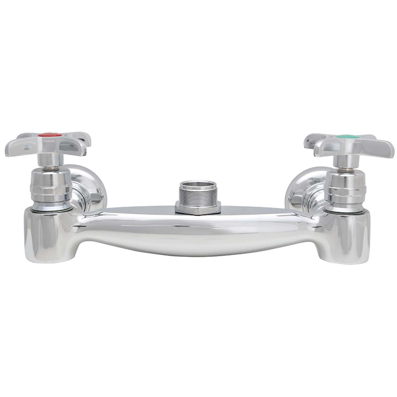 93362CV WALLMOUNT 8 CTRS CROSS HDLES,W/CHECK VAL,L/SPT