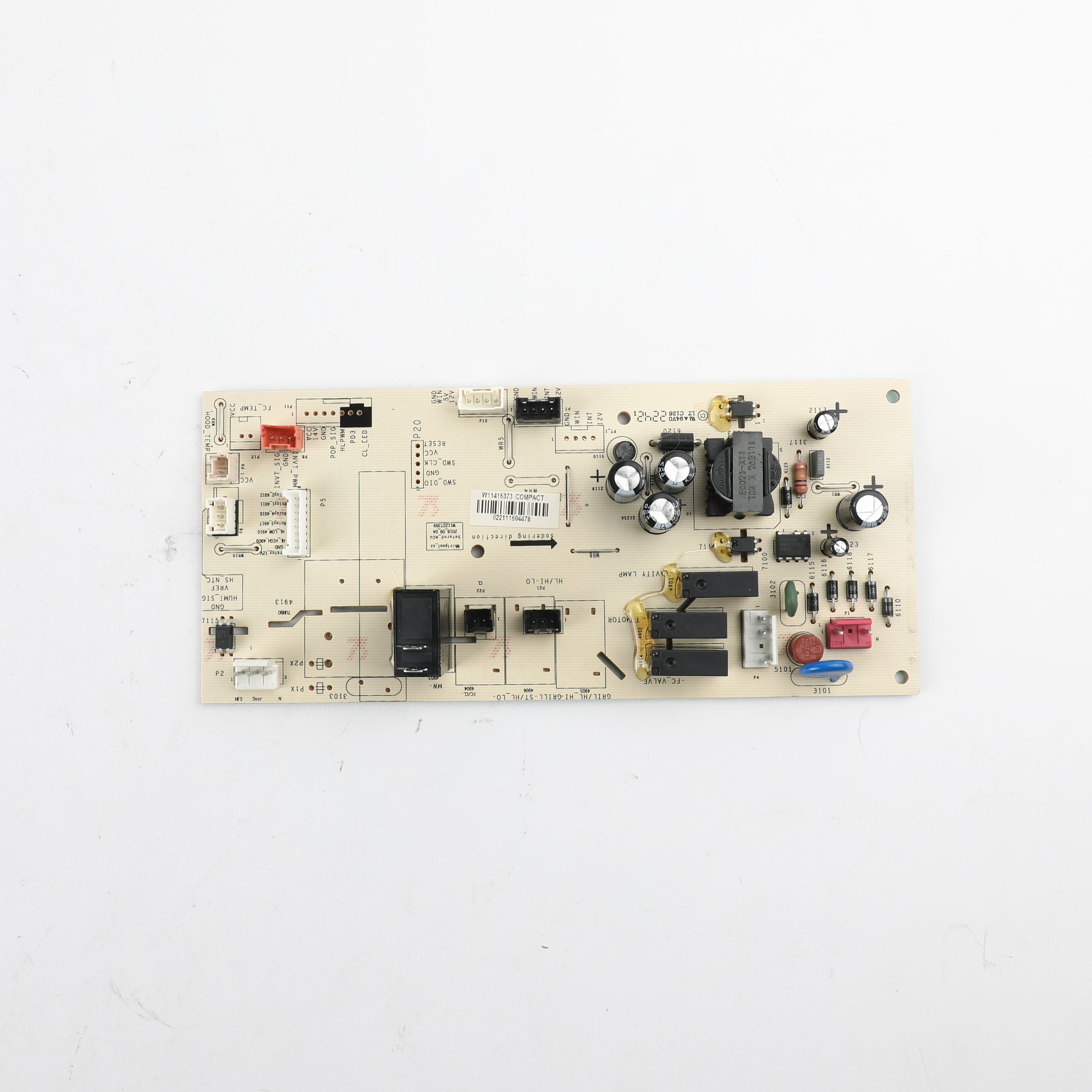 W11416373 Whirlpool Microwave Electronic Control Board