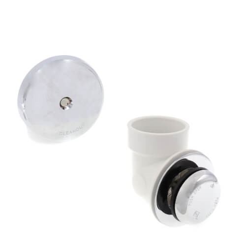 53398 PVC SCH 40 TOE TOUCH HALF WASTE CHROME PLATED