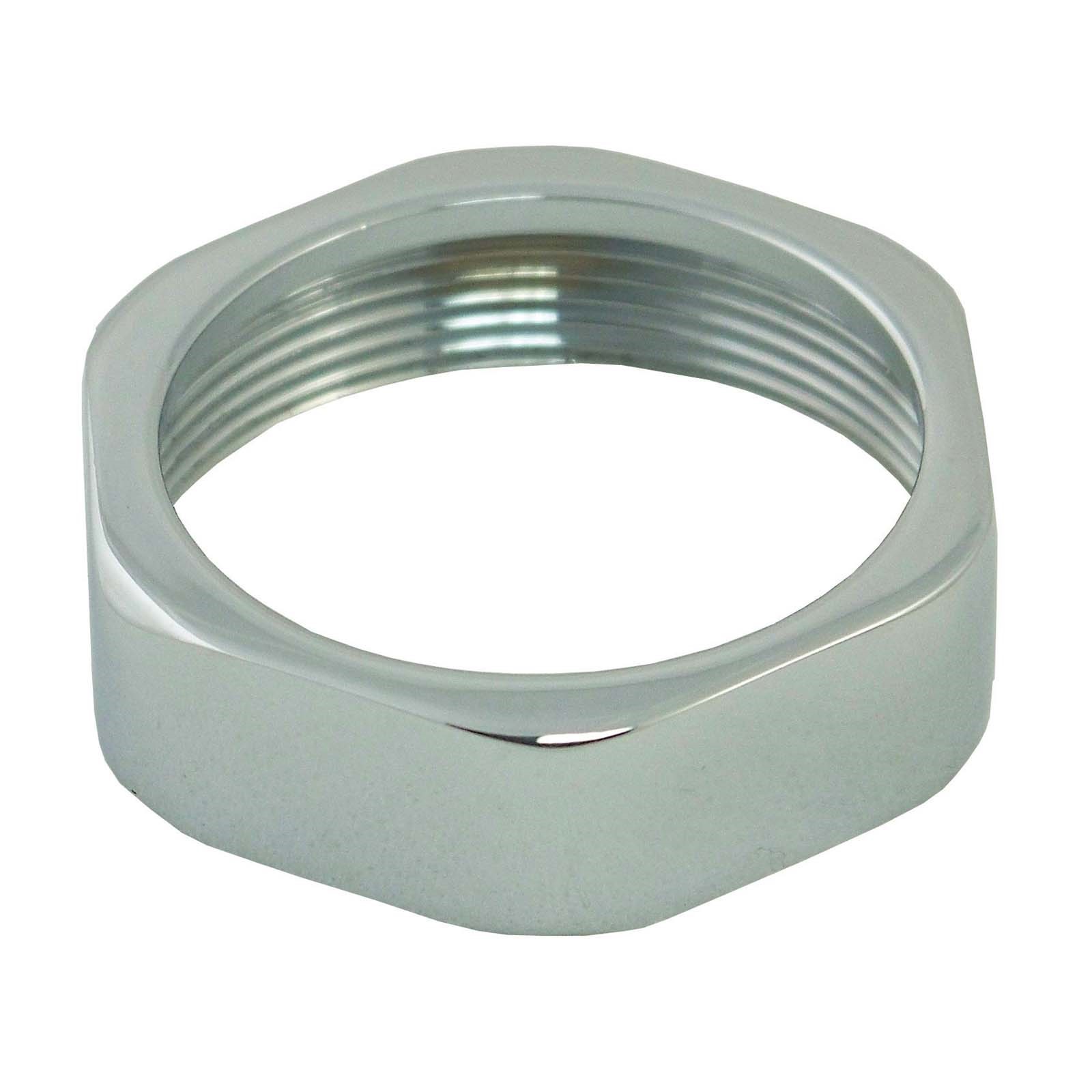 71637 HANDLE NUT/COUPLING FOR ZURN F/V, CHROME PLTD