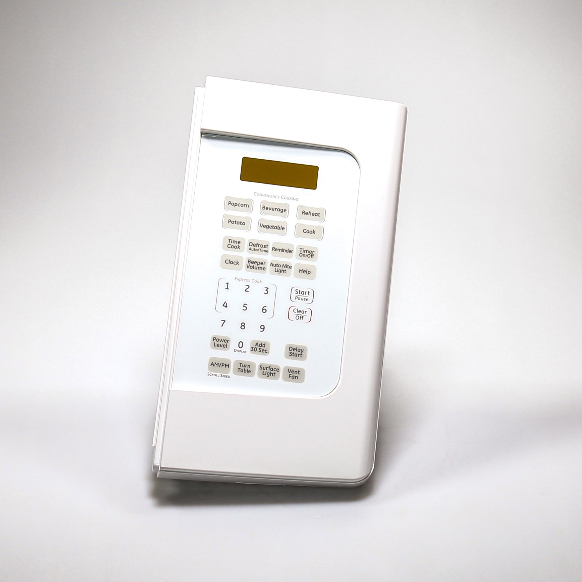 WB07X11041 GE Microwave Control Panel Assembly White