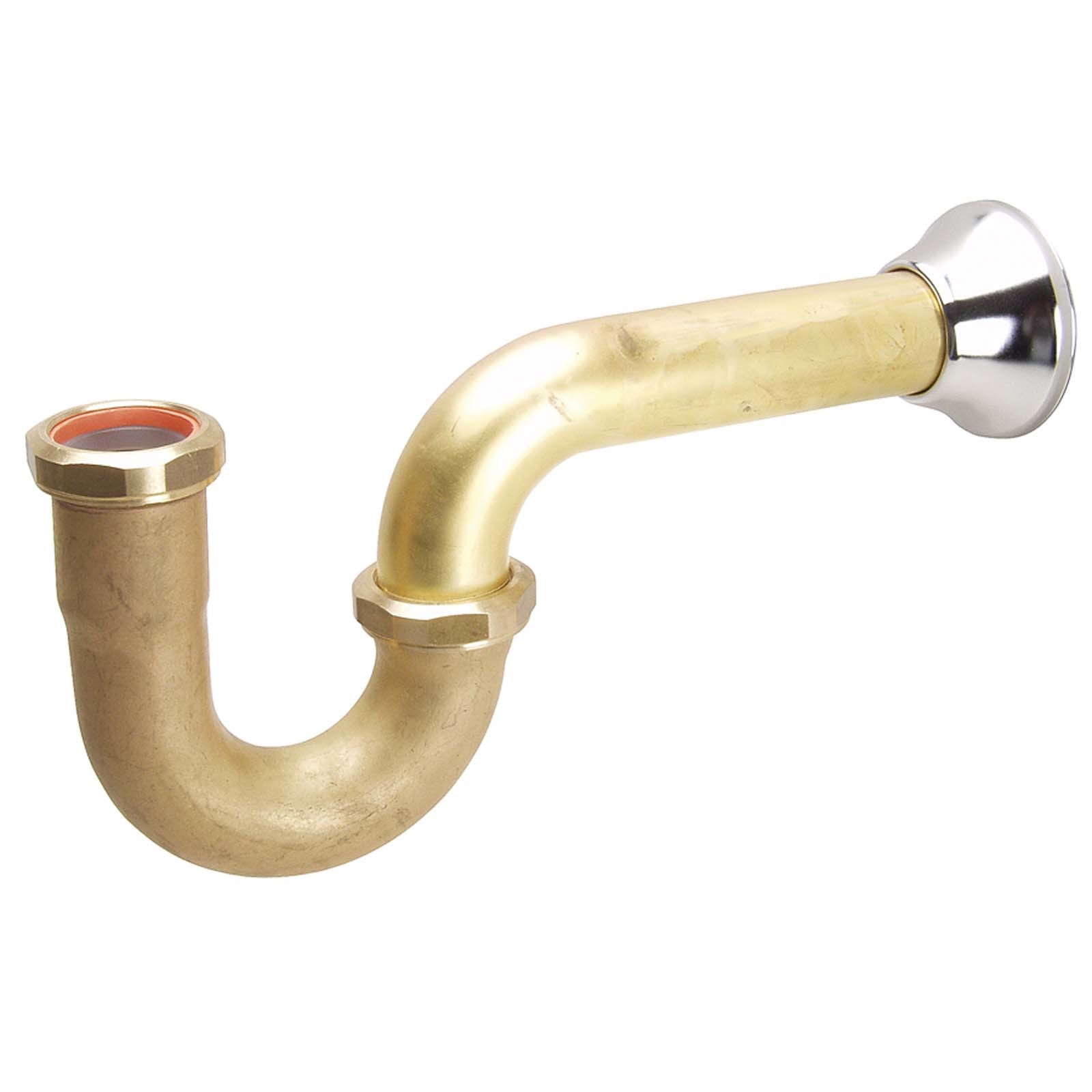 52286 1-1/2 17 GAUGE P-TRAP WITH GROUND JOINT AND MACHIN