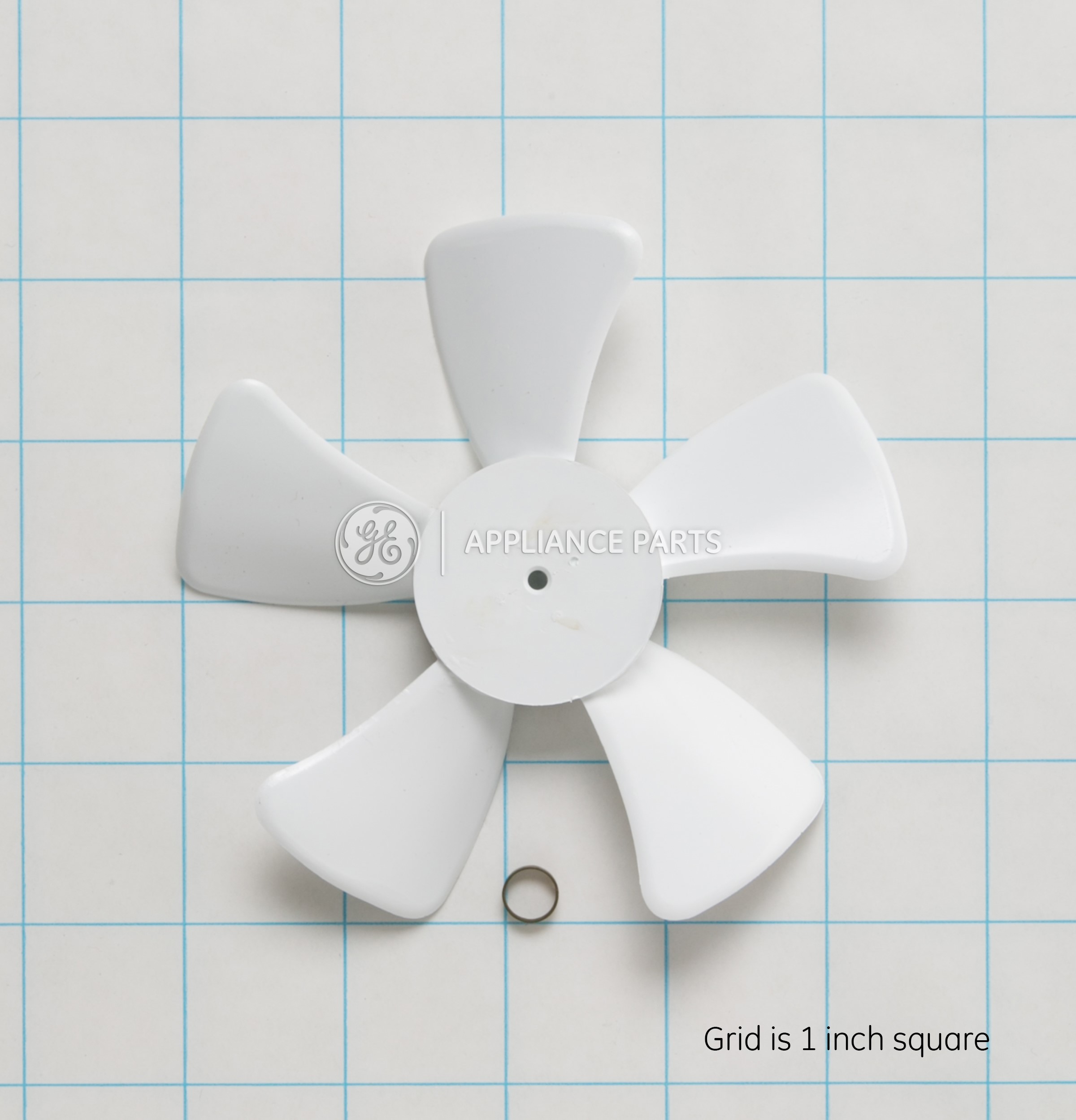 WR60X114 GE Refrigerator Evaporator Motor Fan Blade