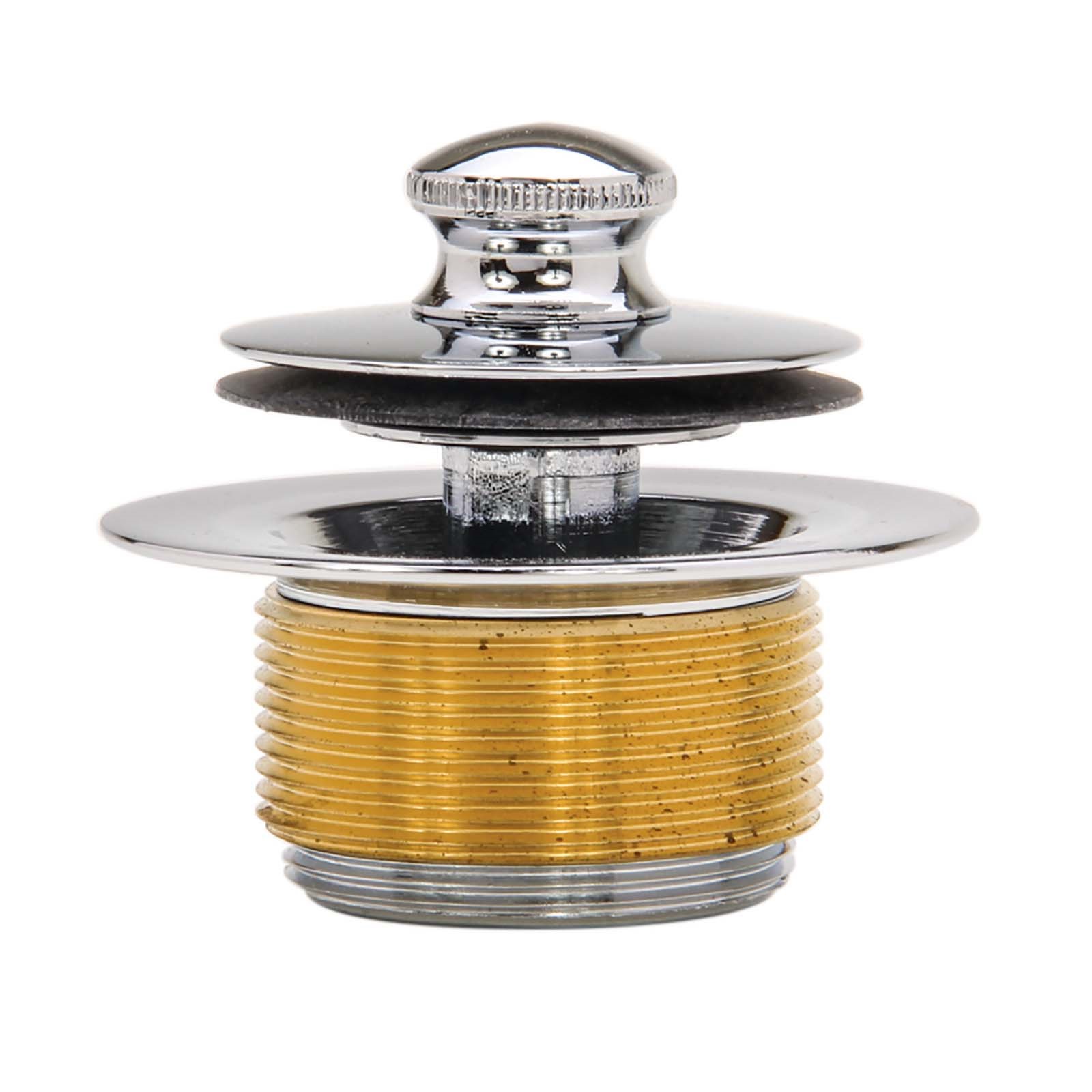 22329 PUSH PULL BRASS TUB CLOSURE FOR 1-7/8-14 MOST BATH